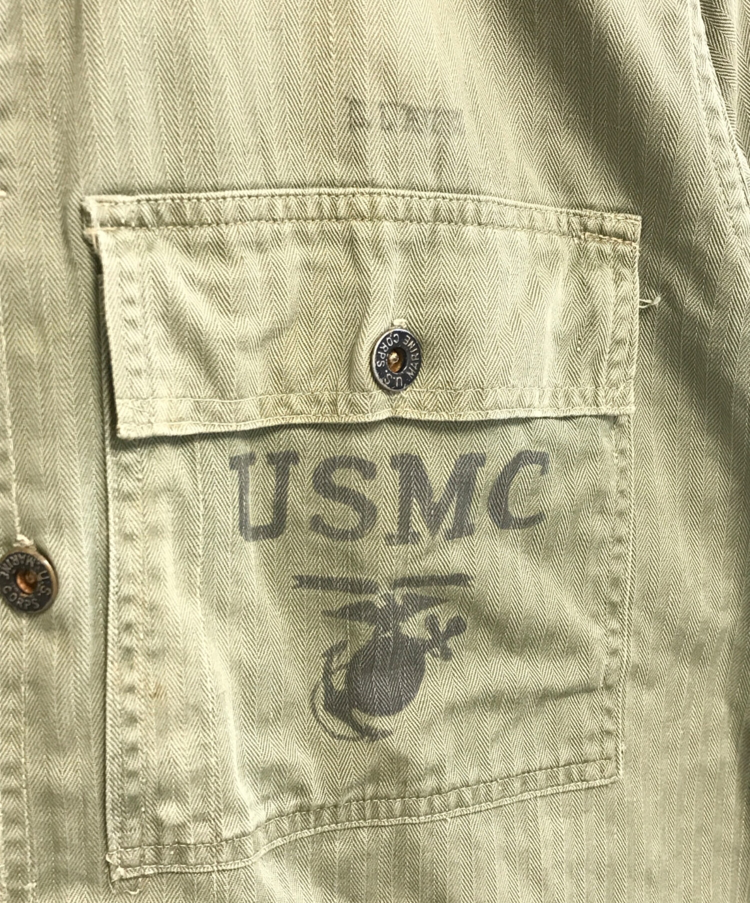 中古・古着通販】USMC (ユーエスエムシー) P-44 HBT ジャケット 