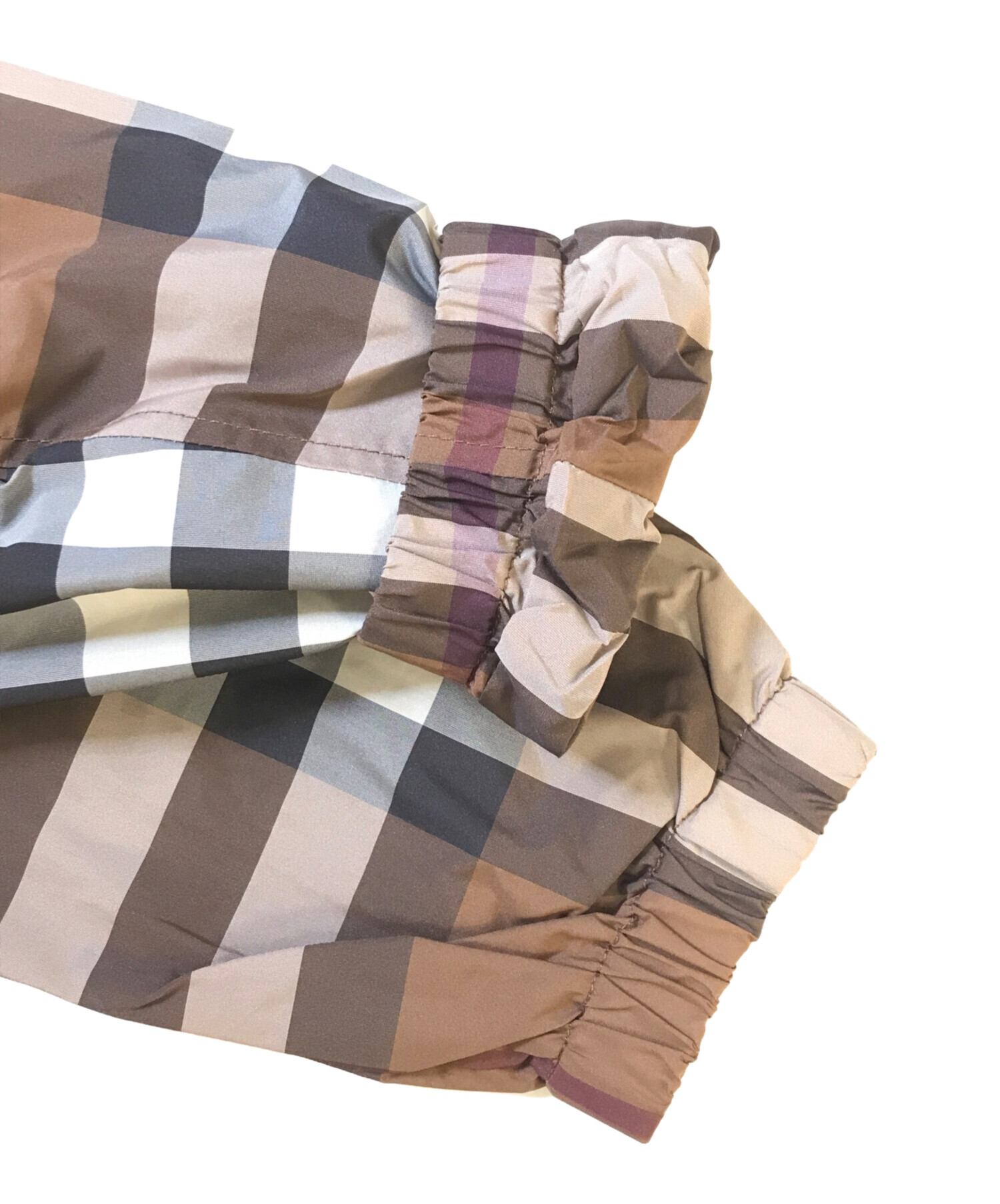 中古・古着通販】BURBERRY (バーバリー) チェックフーデットジャケット