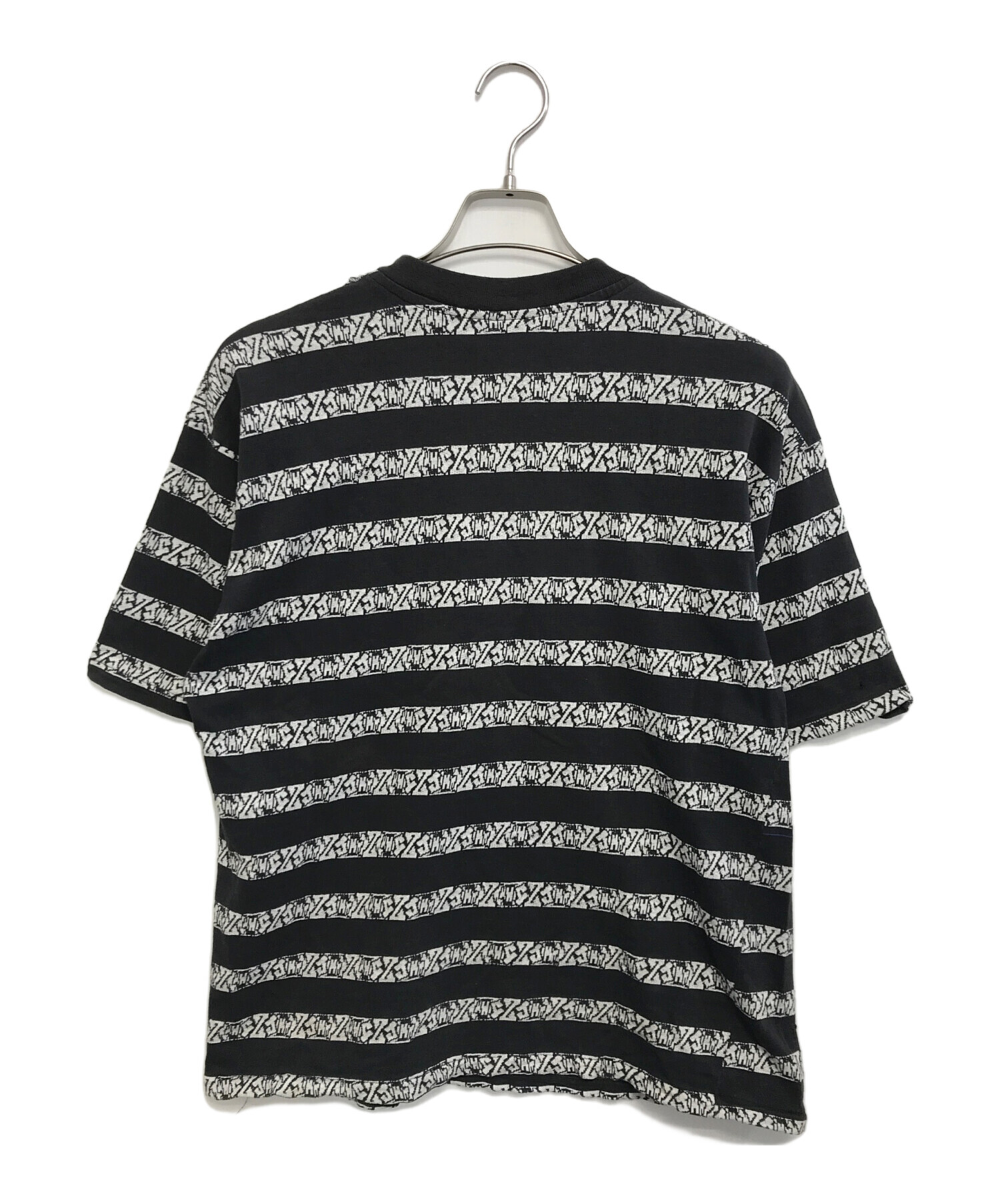 中古・古着通販】JIMMY'Z (ジミーズ) ジャガードTシャツ ブラック
