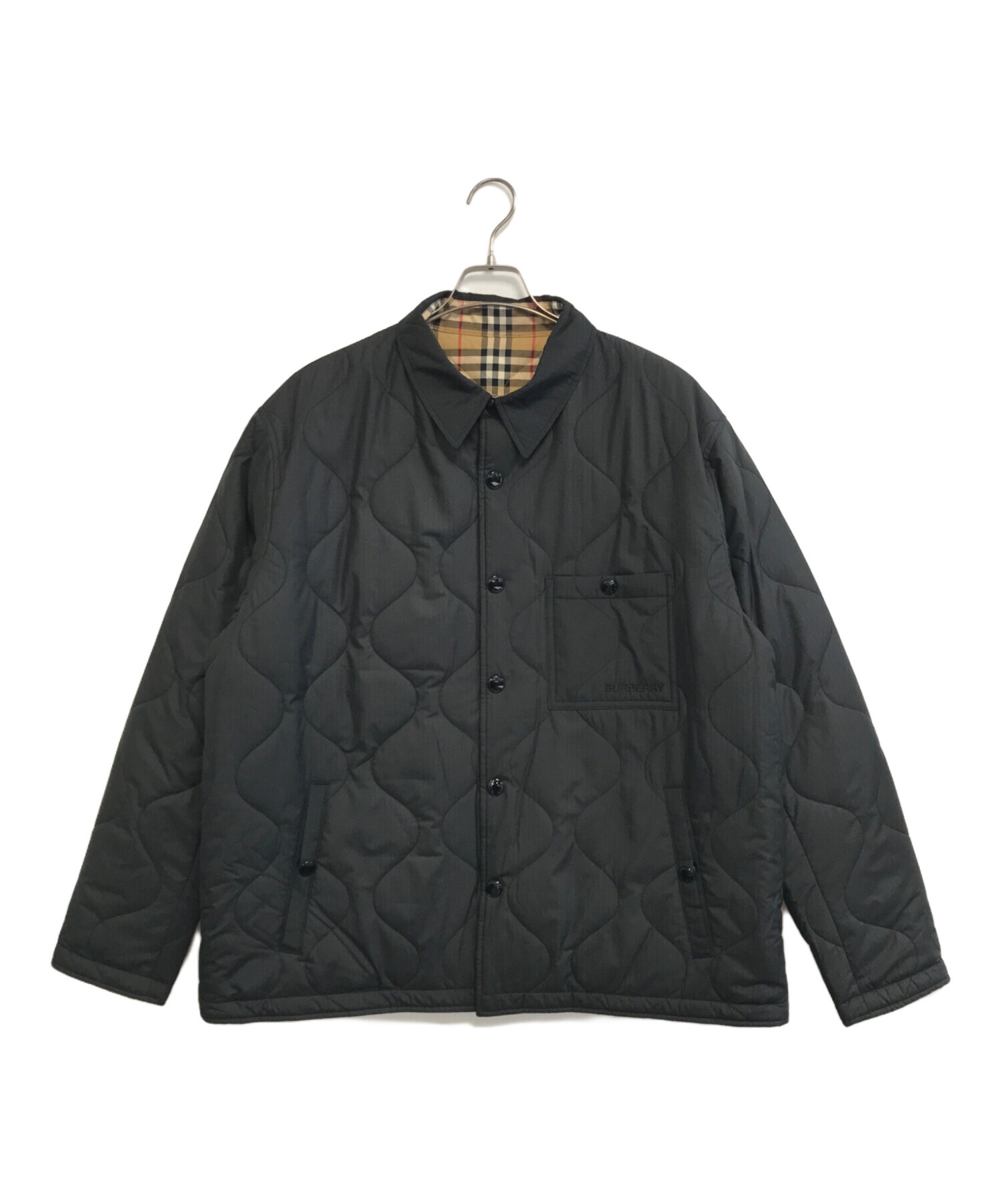 中古・古着通販】BURBERRY (バーバリー) リバーシブル中綿ジャケット