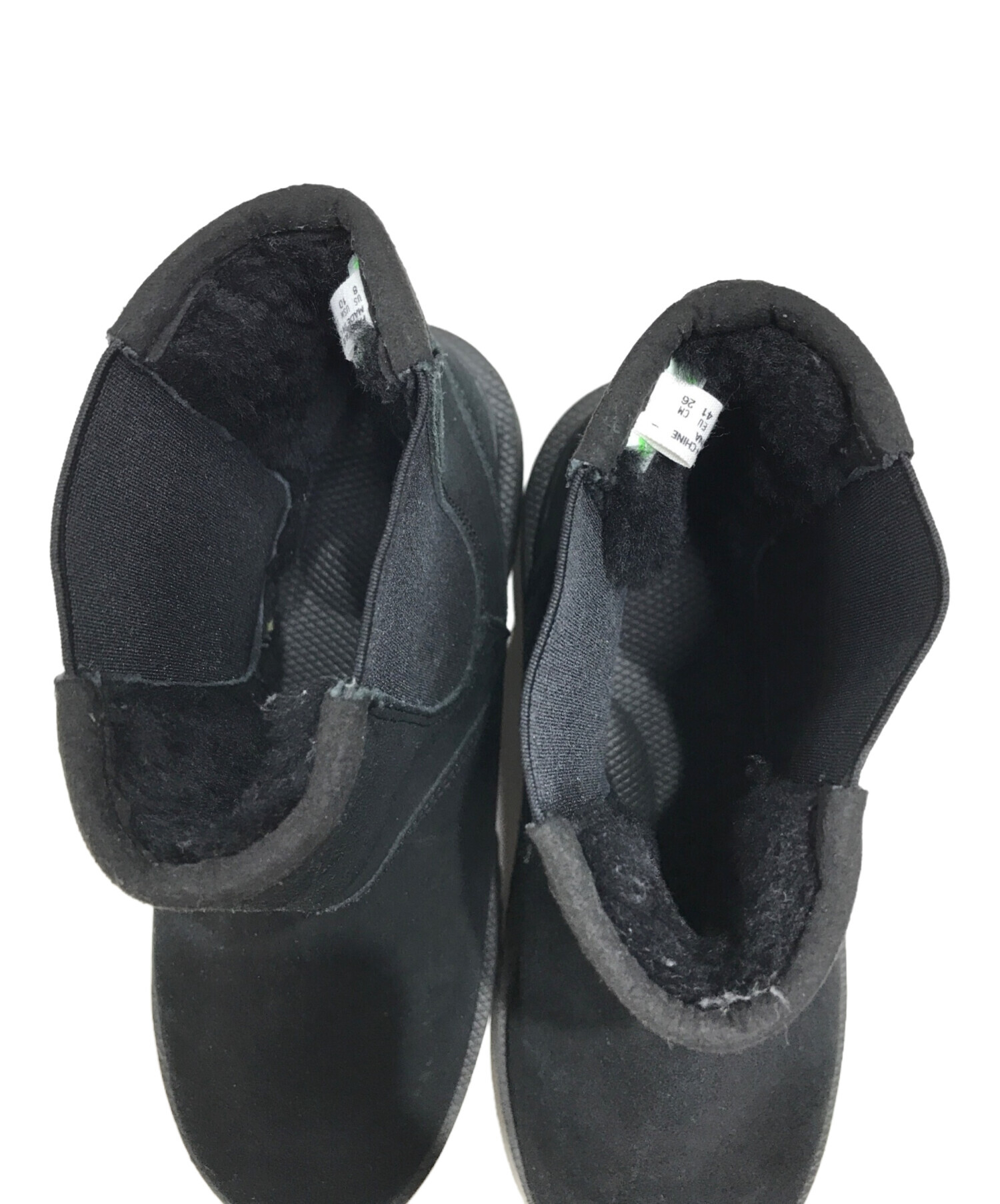 アパルトモン　SUICOKE/スィコック　ムートンブーツ　ブラック 中古・古着通販】suicoke (スイコック) ムートンブーツ ブラック