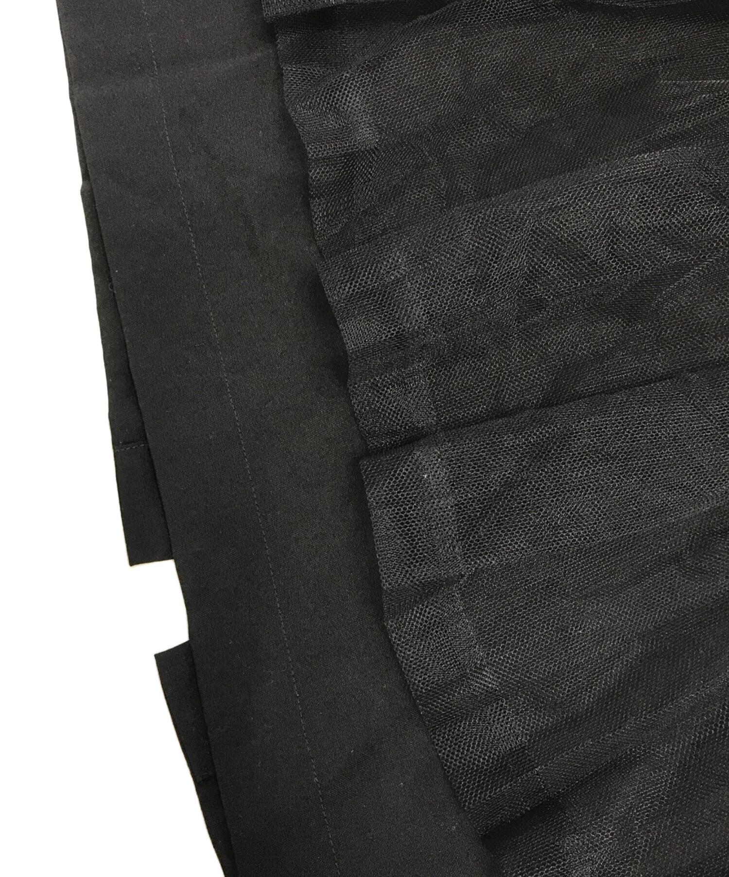 tricot COMME des GARCONS チュールスカート コムコム コムデギャルソンCOMME des GARCONSウールリボン装飾チュール