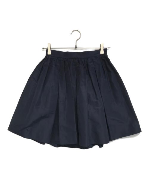 中古・古着通販】MIU MIU (ミュウミュウ) ミニスカート ネイビー 中古・古着通販】MIU MIU (ミュウミュウ) ミニスカート ネイビー