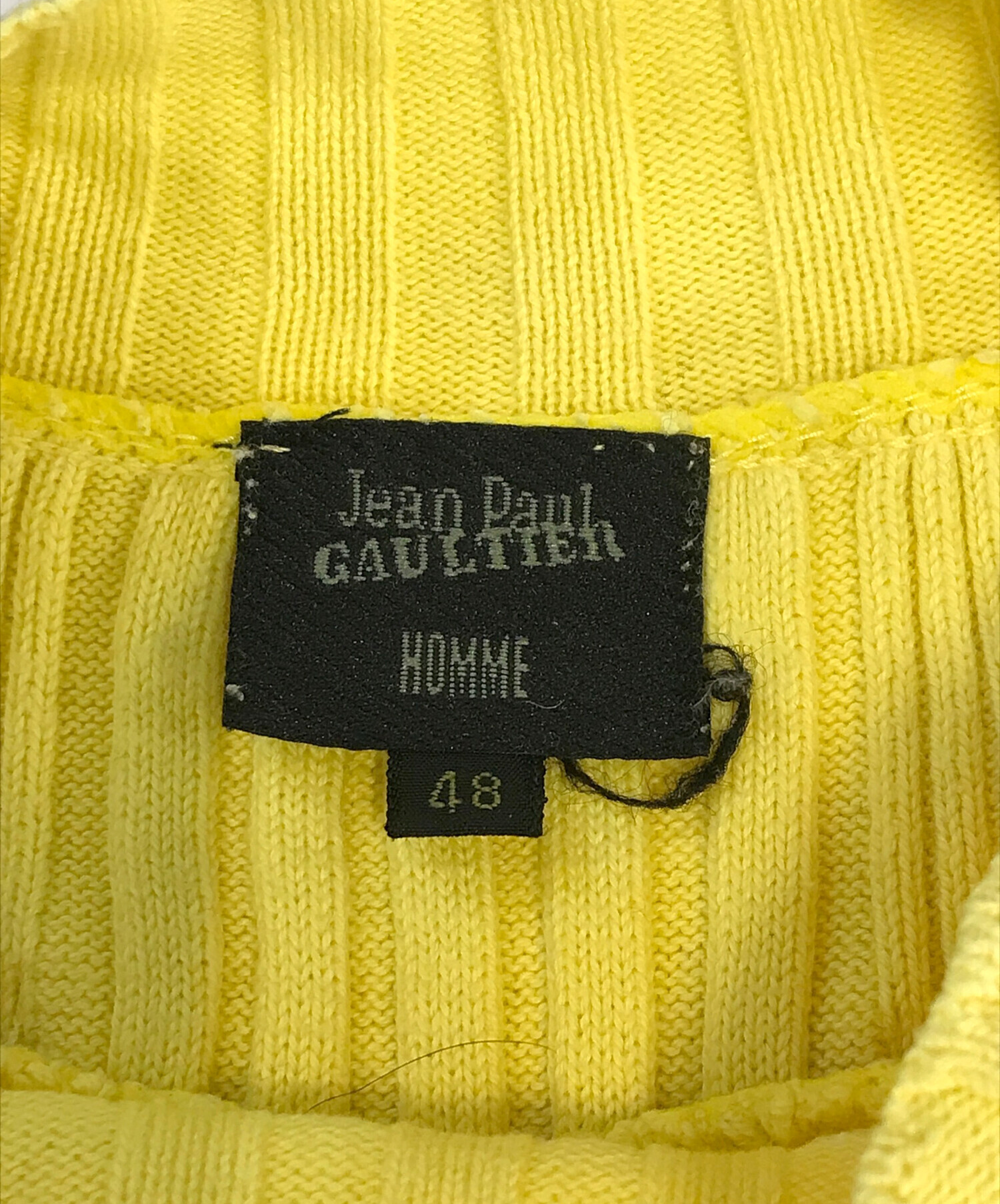 Jean Paul GAULTIER HOMME リブニット ニットソー 半袖 中古・古着通販 