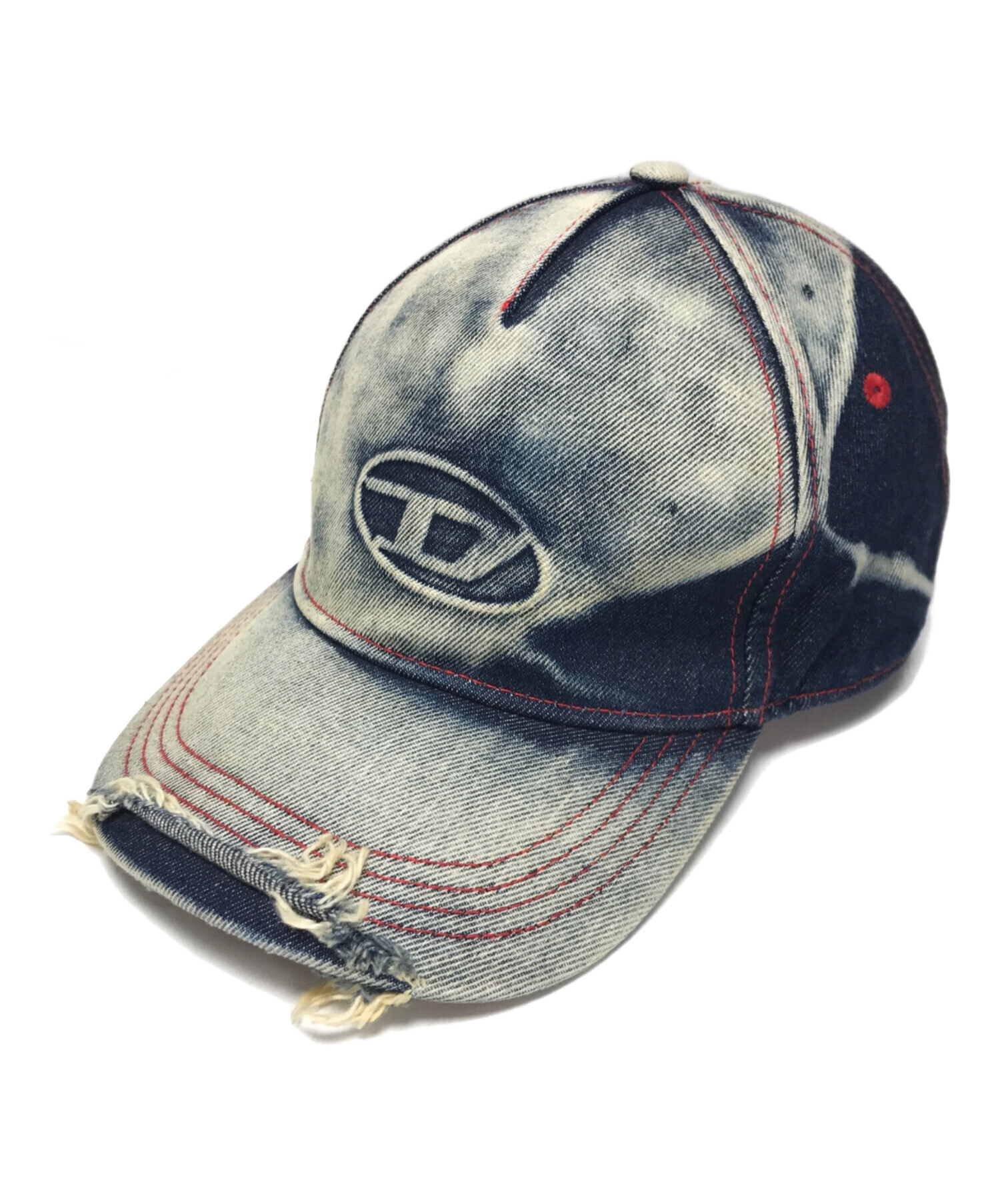 最終価格DIESEL デニムキャップ Diesel】C-Seymon デニム ダメージ加工 キャップ帽【関税込】 (DIESEL