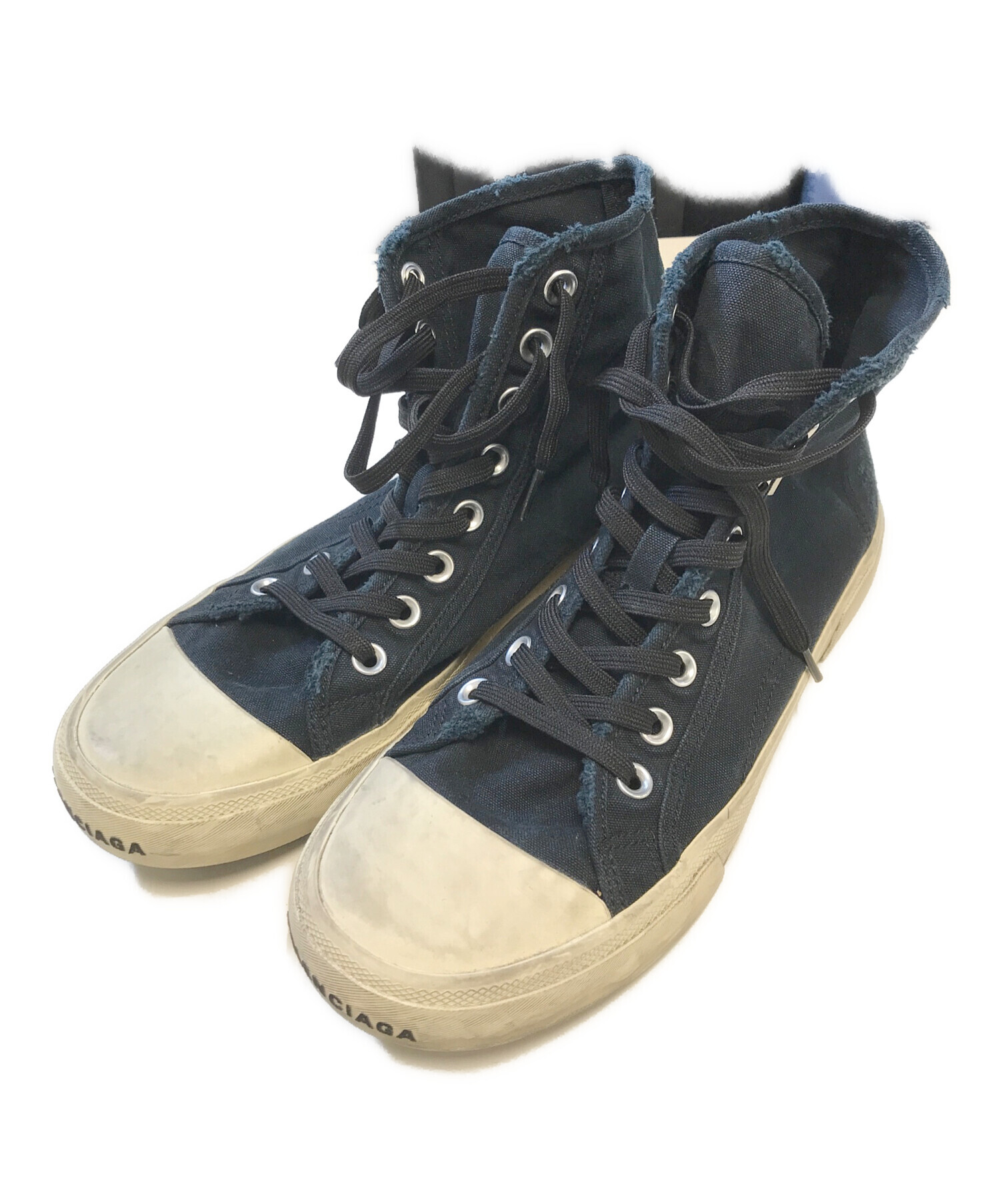 中古・古着通販】BALENCIAGA (バレンシアガ) 加工ハイカットスニーカー
