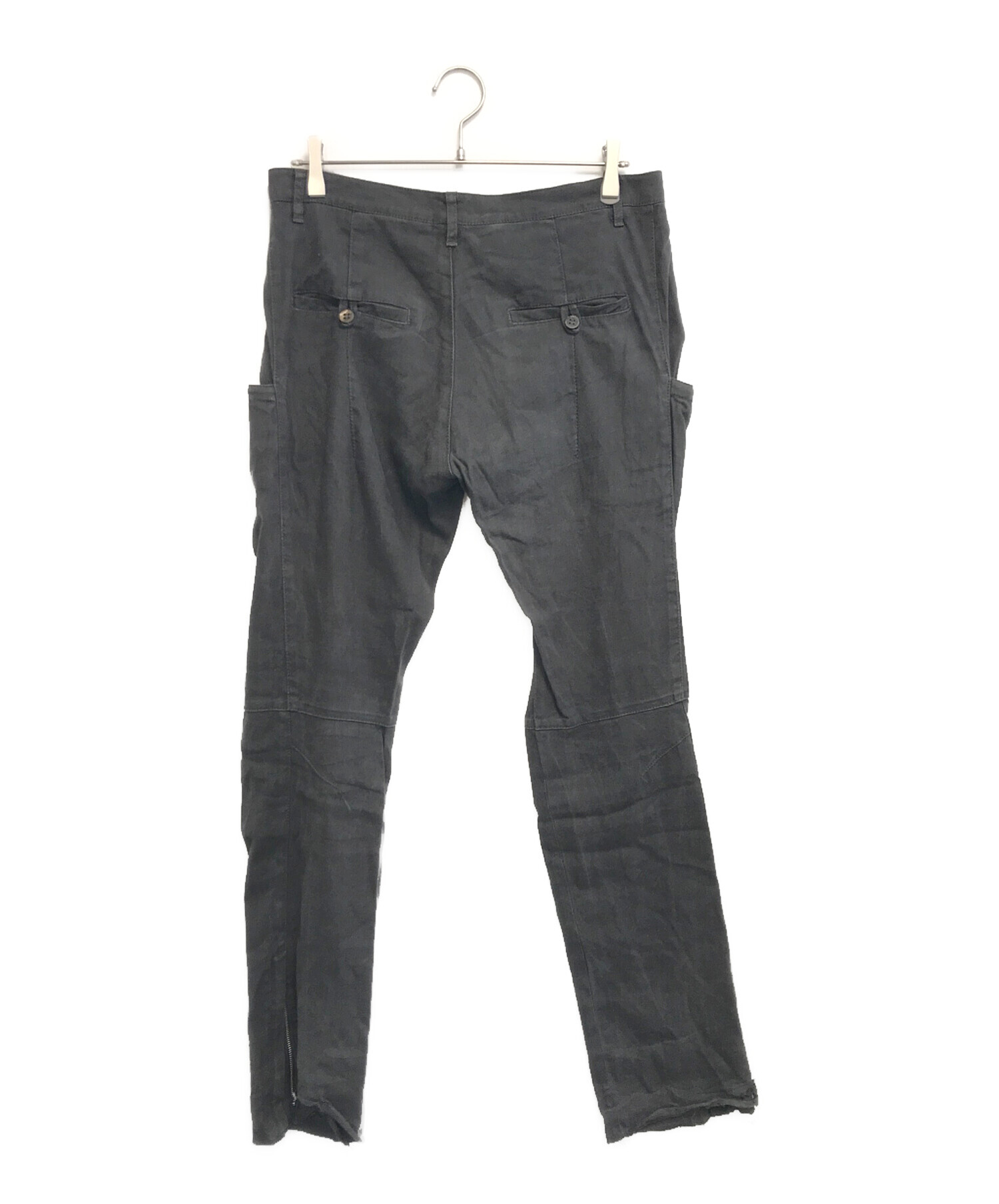 Nicolo Ceschi Berrini ブラック スラックス パンツ Nicolo Ceschi Berrini ブラック スラックス パンツ 中古・古着通販