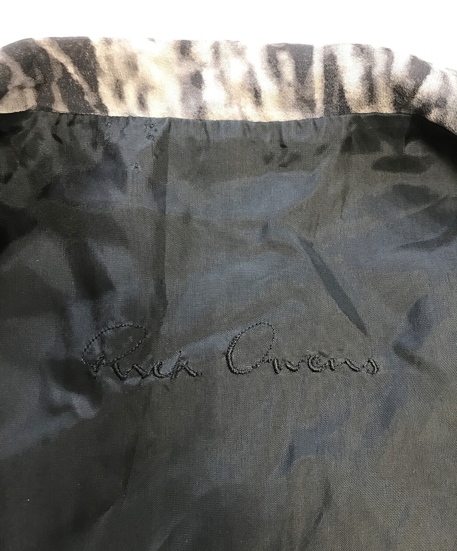 中古・古着通販】RICK OWENS (リックオウエンス) 総柄変形ジャケット