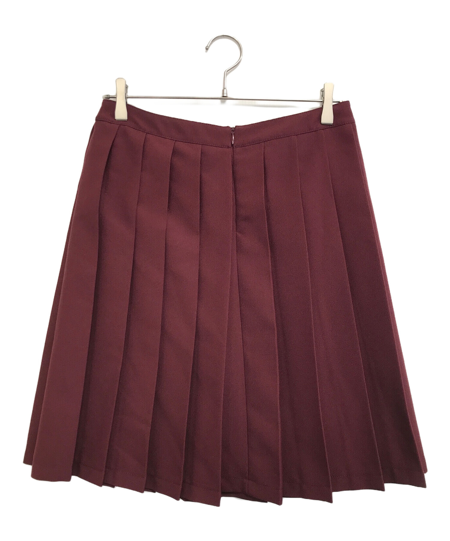 中古・古着通販】MIU MIU (ミュウミュウ) プリーツスカート レッド