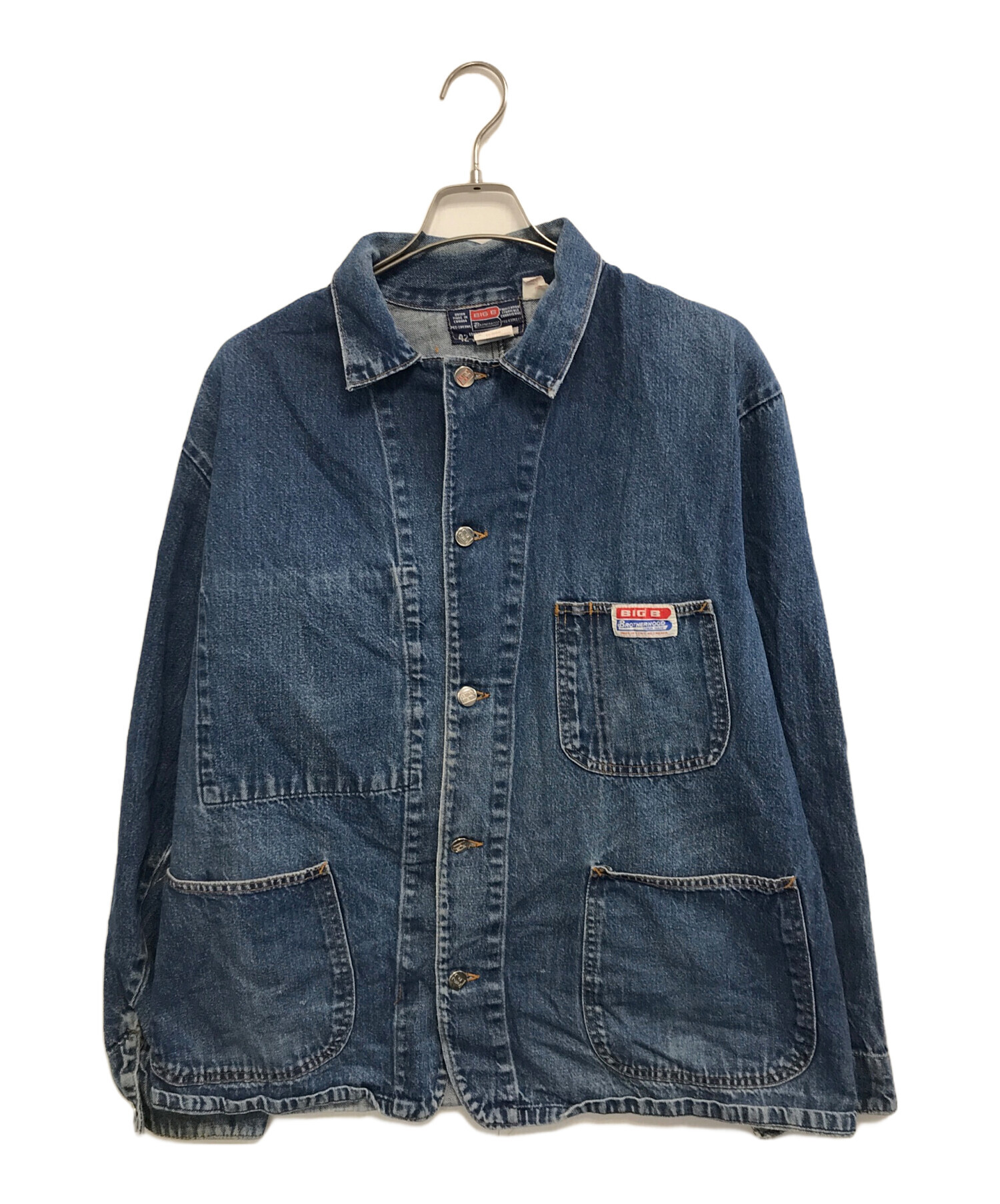 中古・古着通販】BIG B (ビッグビー) デニムカバーオール インディゴ