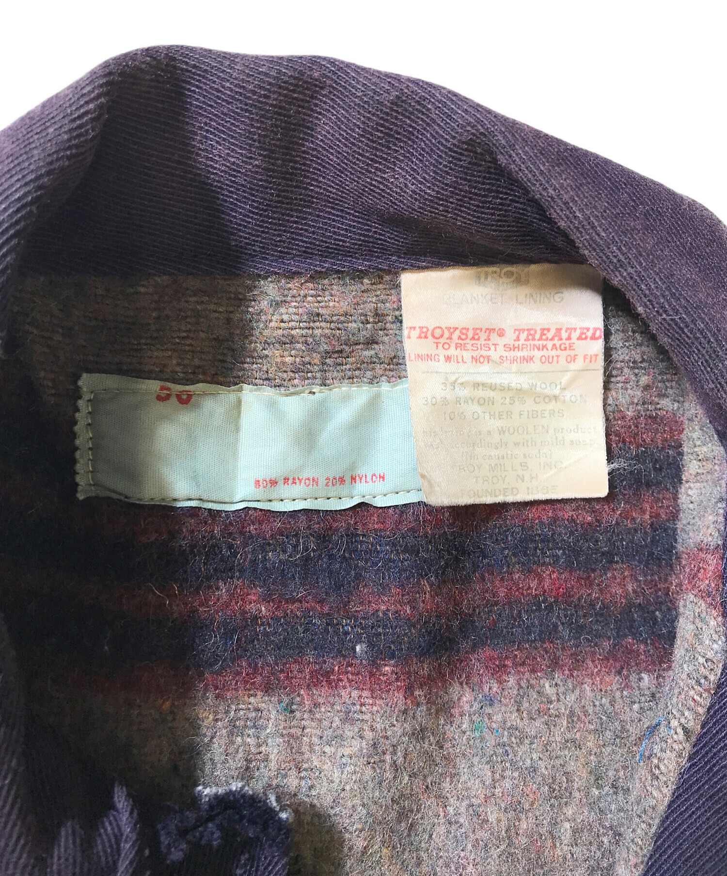 中古・古着通販】VINTAGE (ヴィンテージ) レーヨンワークジャケット 
