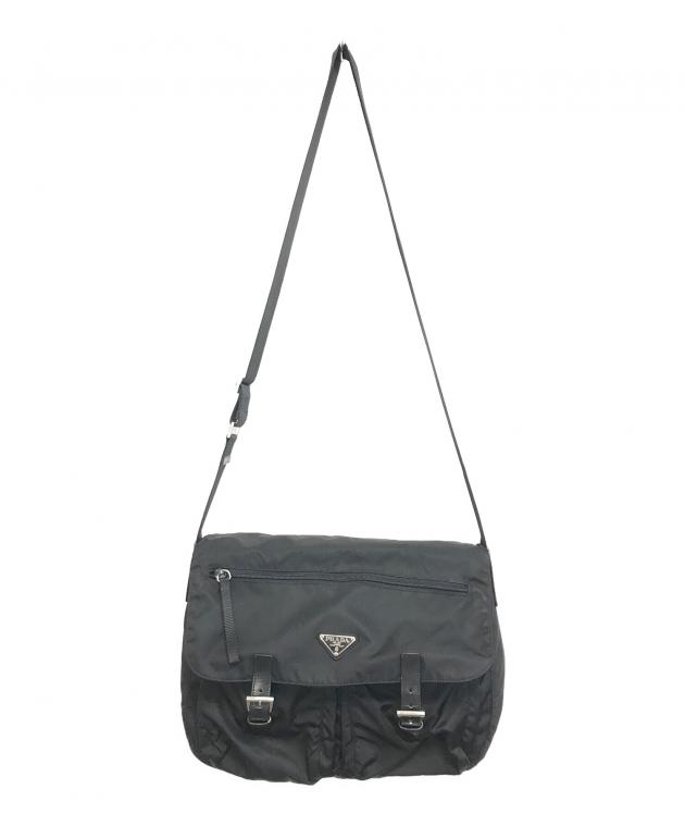 中古・古着通販】PRADA (プラダ) ナイロンメッセンジャーバッグ