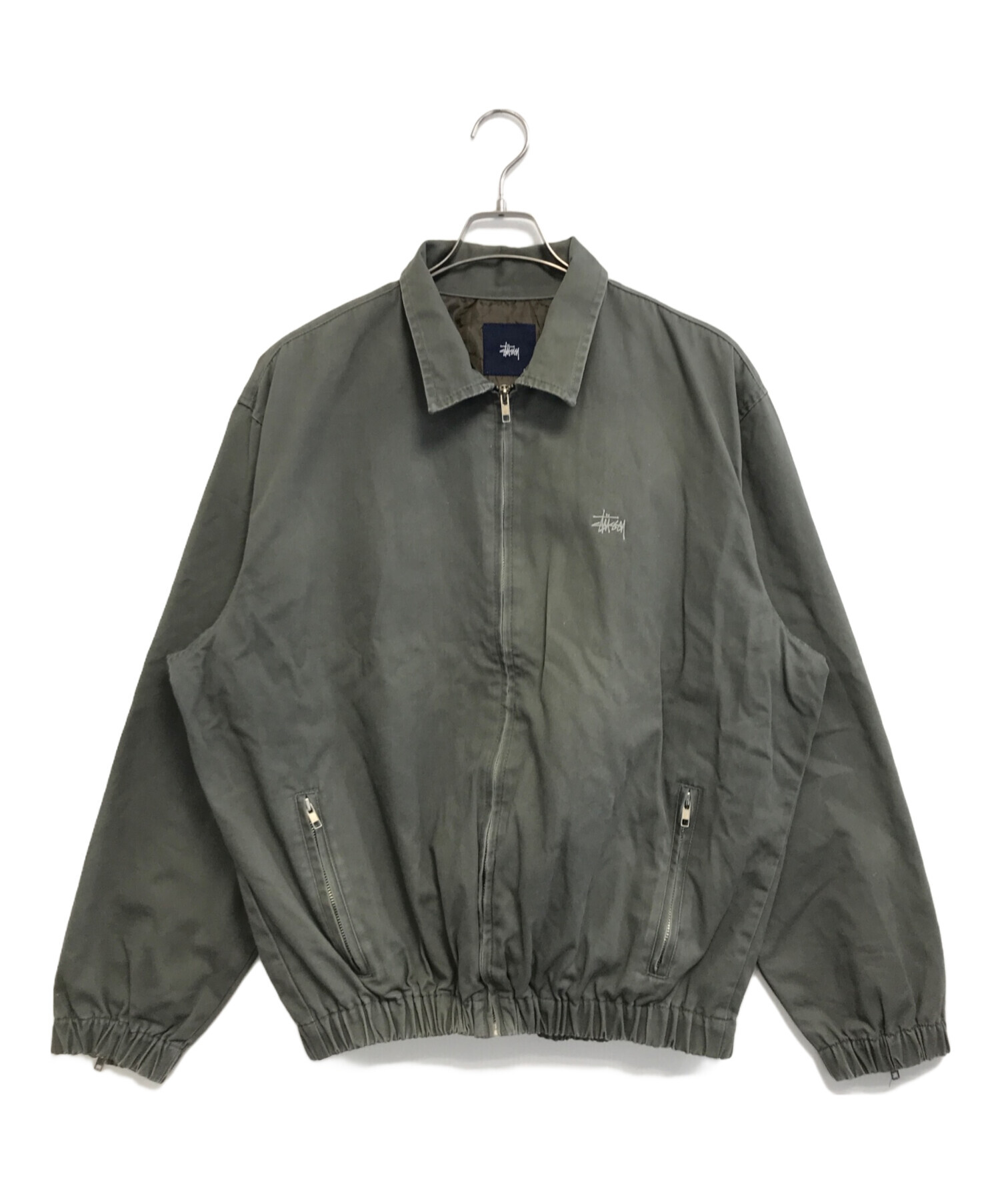 中古・古着通販】stussy (ステューシー) スイングトップ オリーブ