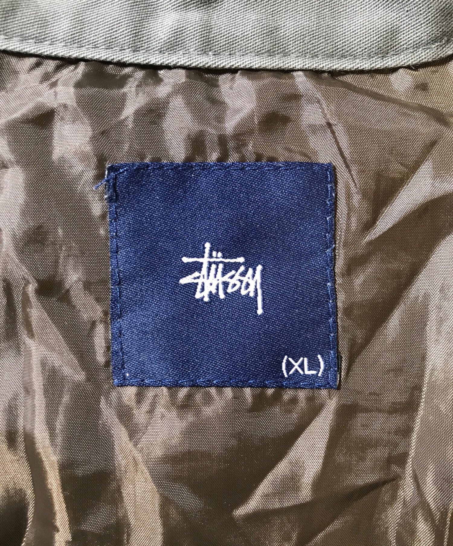 中古・古着通販】stussy (ステューシー) スイングトップ オリーブ
