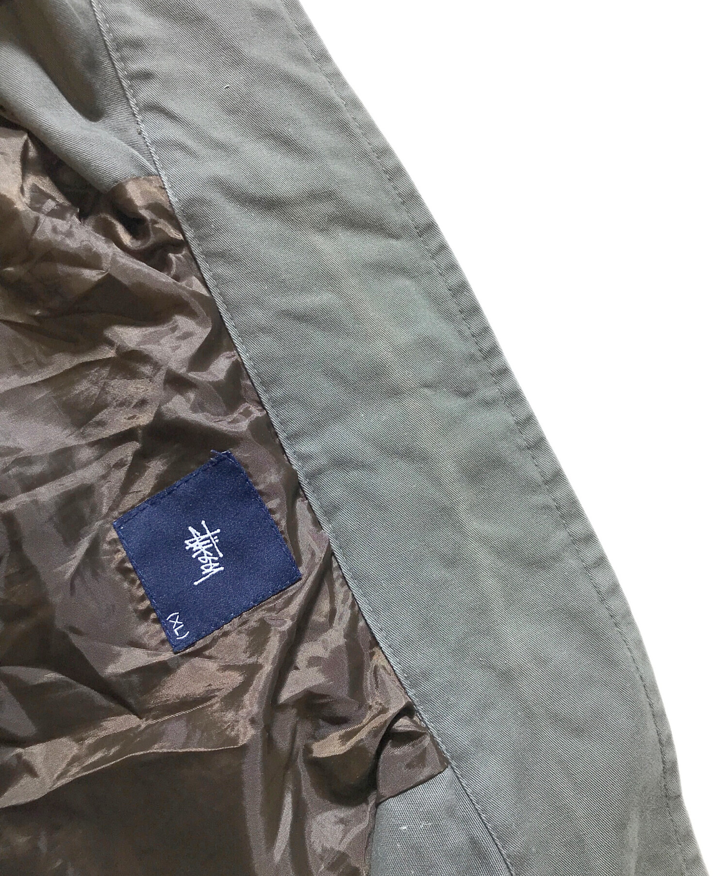 中古・古着通販】stussy (ステューシー) スイングトップ オリーブ