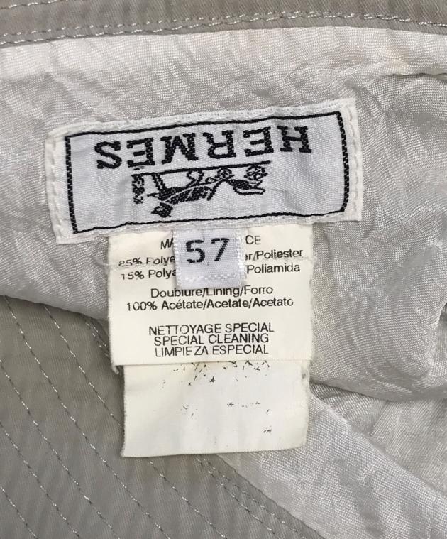 中古・古着通販】HERMES (エルメス) ハット グレー サイズ:57