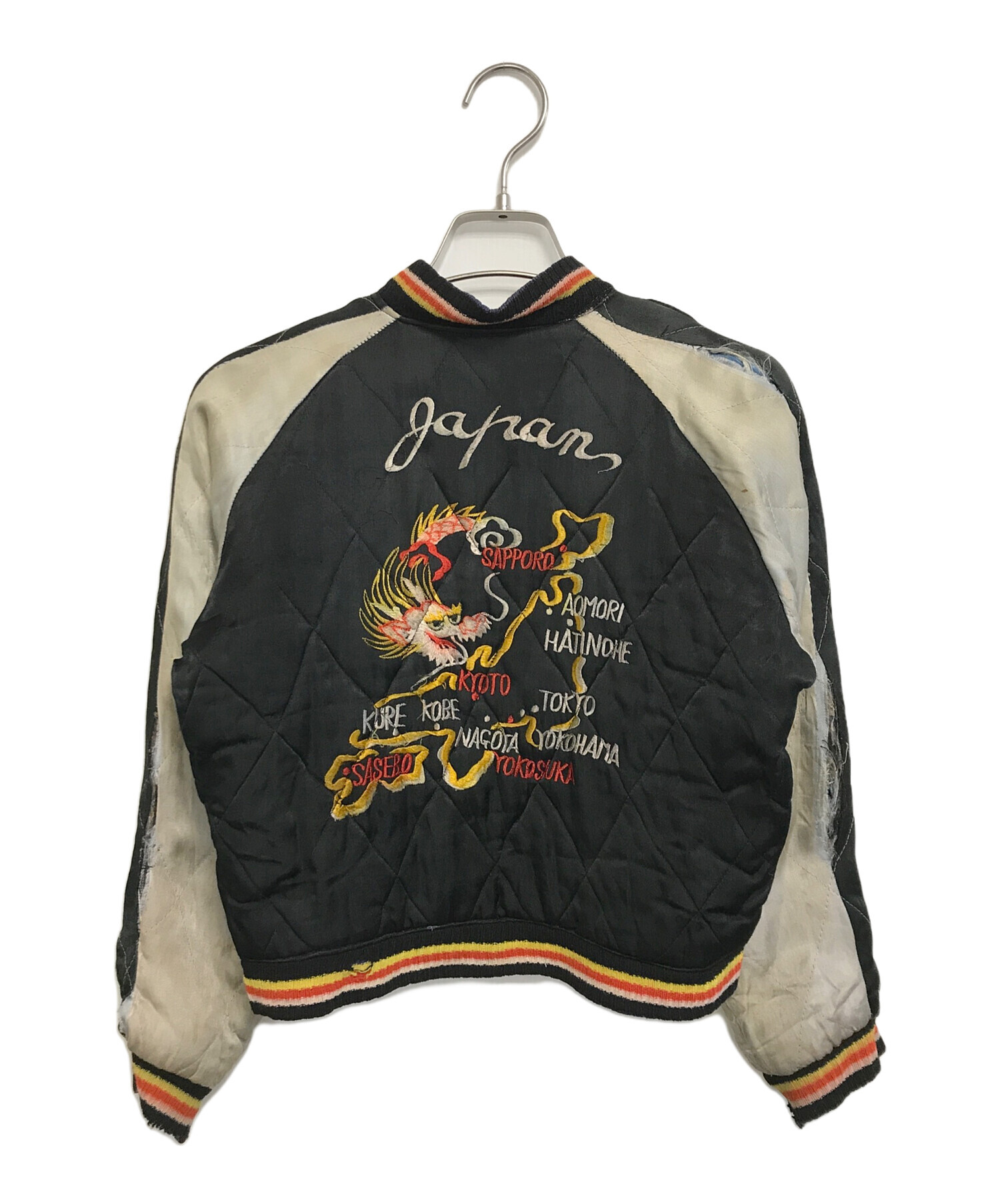 中古・古着通販】VINTAGE (ヴィンテージ) スカジャン ブルー サイズ