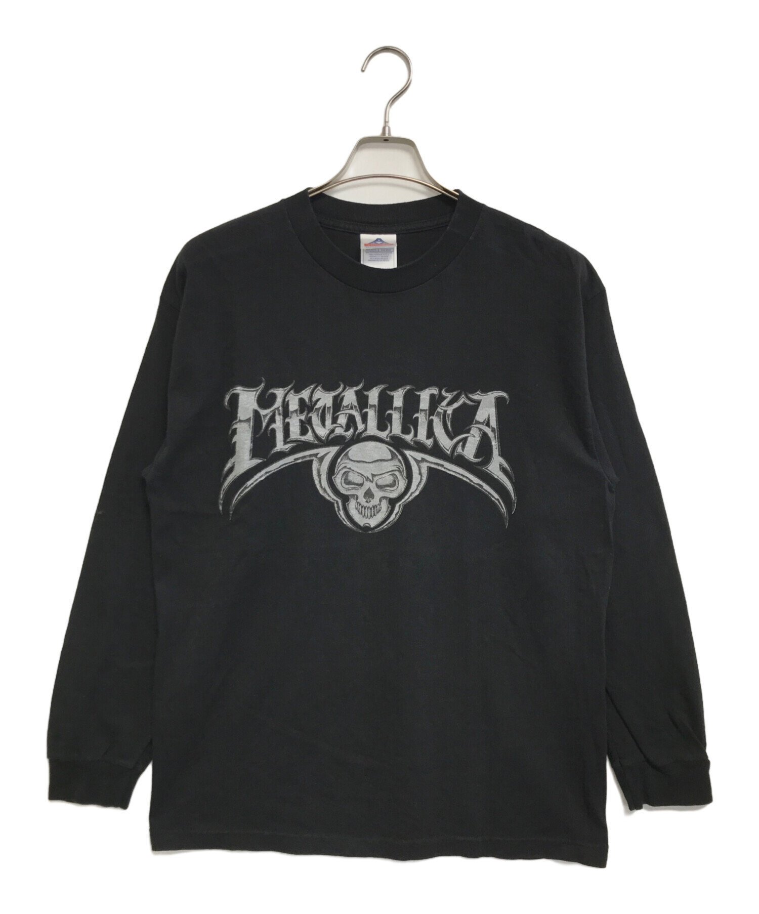 古着 00s メタリカ No Leaf Clover バンド Tシャツ ネイビー 古着 00s