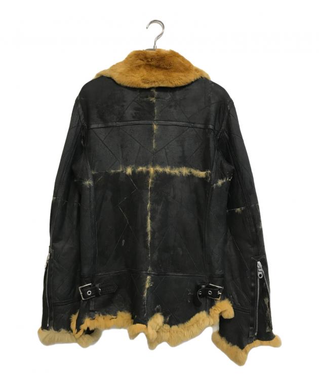 中古・古着通販】Mastermind (マスターマインド) ラムレザーファー
