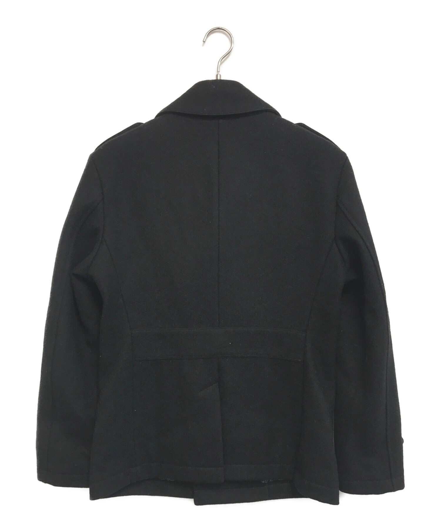 バーバリーブラックレーベル　ピーコート　サイズL 中古・古着通販】BURBERRY BLACK LABEL (バーバリーブラックレーベル