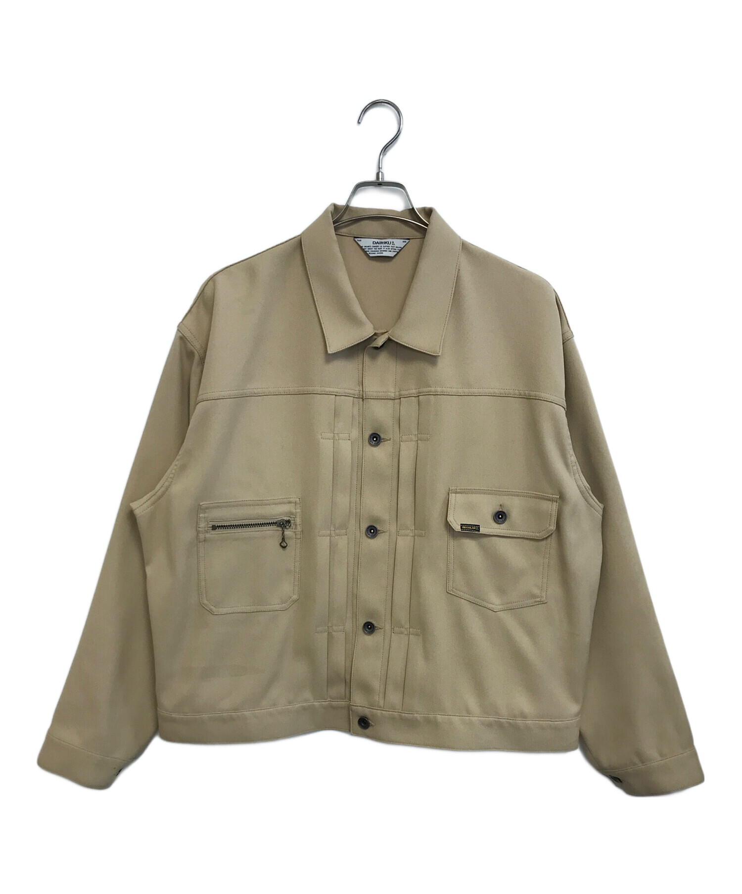 中古・古着通販】DAIRIKU (ダイリク) 2pkt Polyester Jacket ブラウン 
