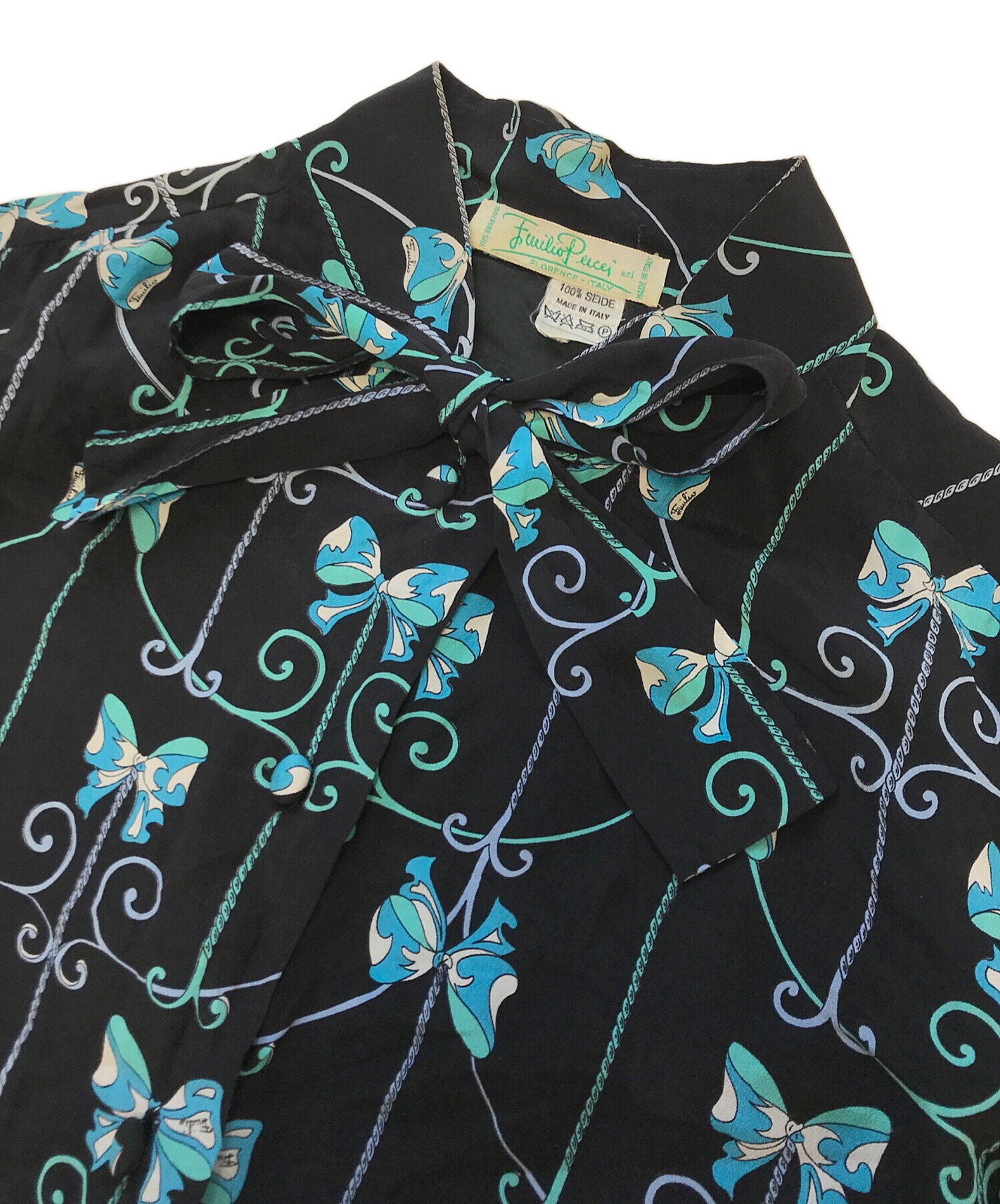 中古・古着通販】Emilio Pucci (エミリオ プッチ) シルクボウタイ
