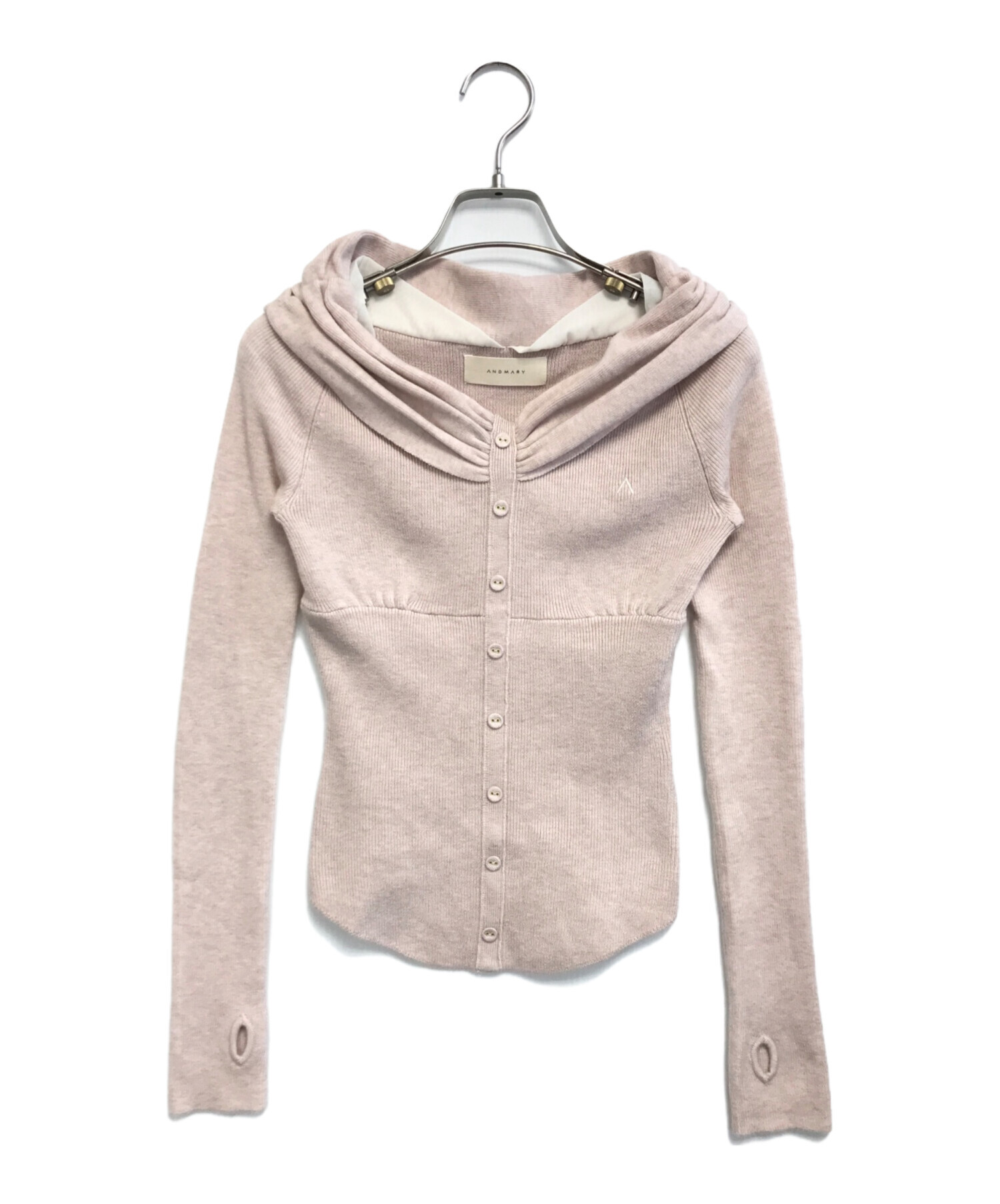 中古・古着通販】ANDMARY (アンドマリー) Shannon tulle knit tops