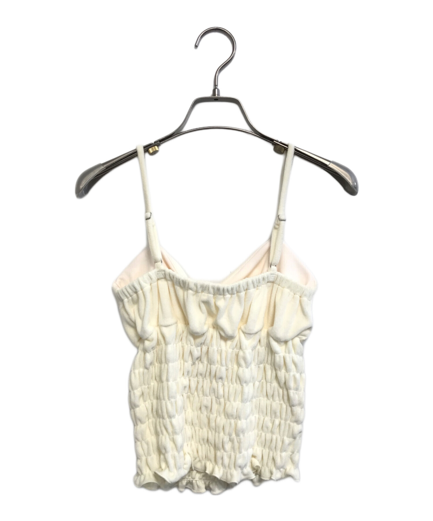 新品未使用タグ付き　Andmary Ami shirring logo tops andmary ♡ Ami shirring logo tops White - メルカリ