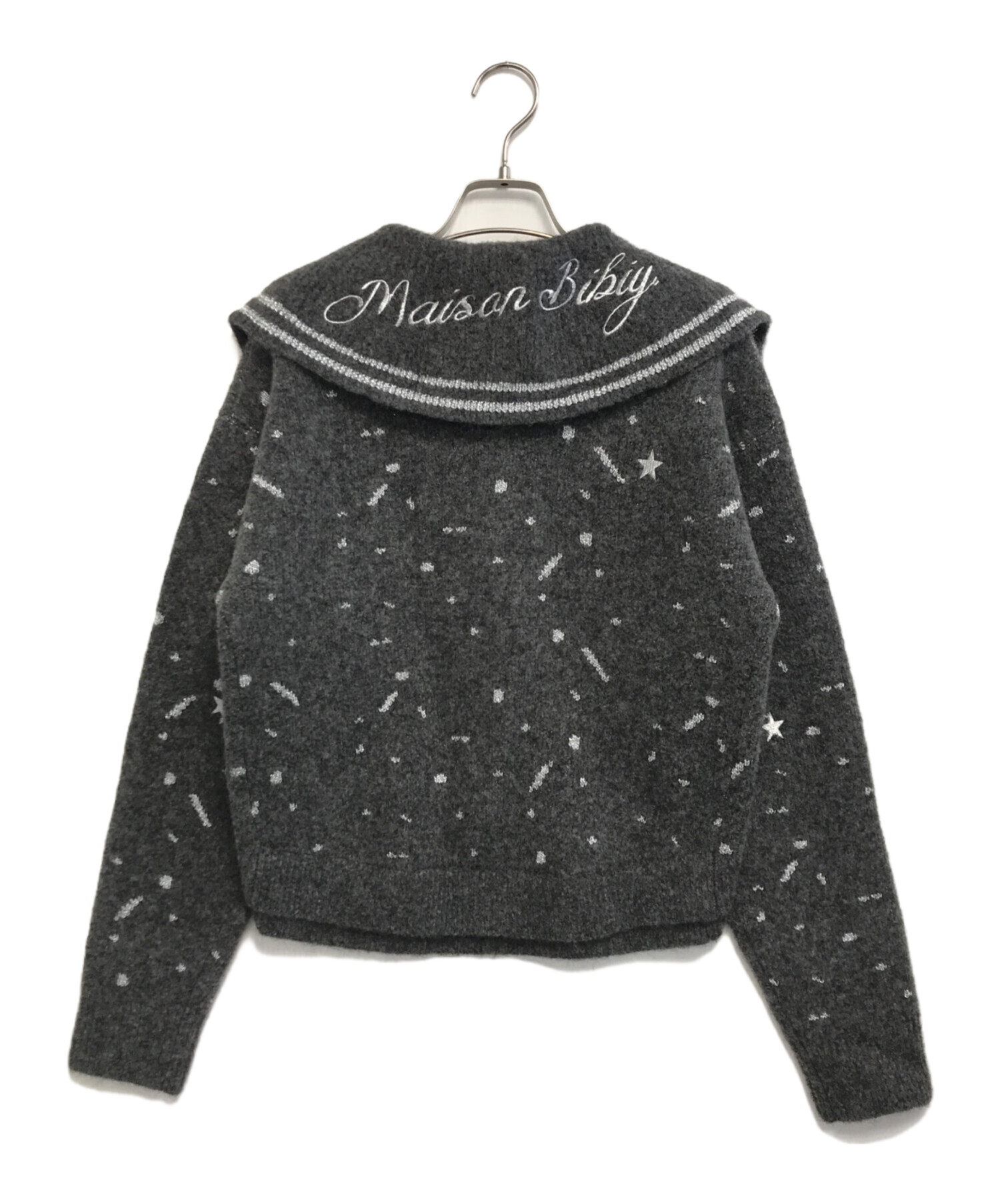 中古・古着通販】Bibiy. (ビビィ) STAR KNIT グレー サイズ:Free 未