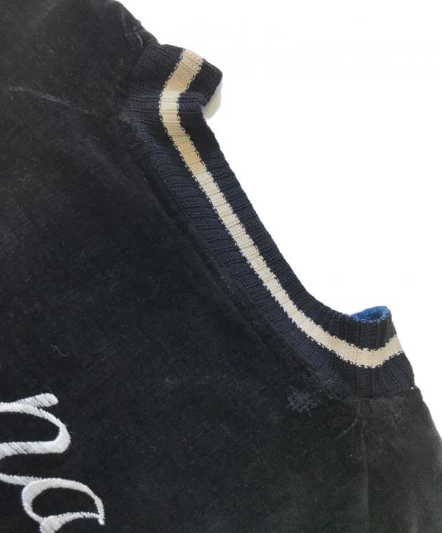 中古・古着通販】VINTAGE (ヴィンテージ) スカジャン ブラック×ブルー 中古・古着通販】VINTAGE (ヴィンテージ) スカジャン ブラック×ブルー