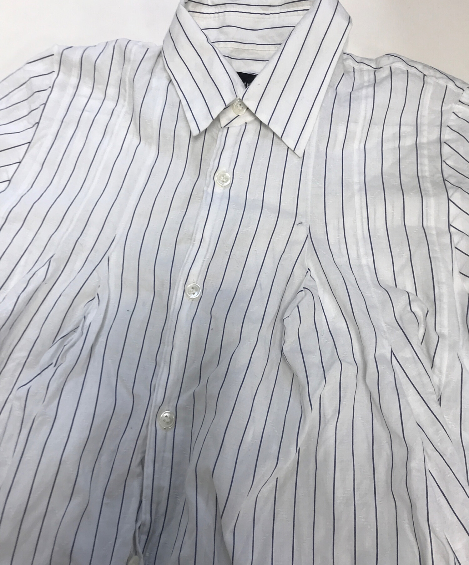 tricot GARCONS TI-B034 S／Sシャツ COMME des GARÇONS tricot gathered neck shirt – dot COMME