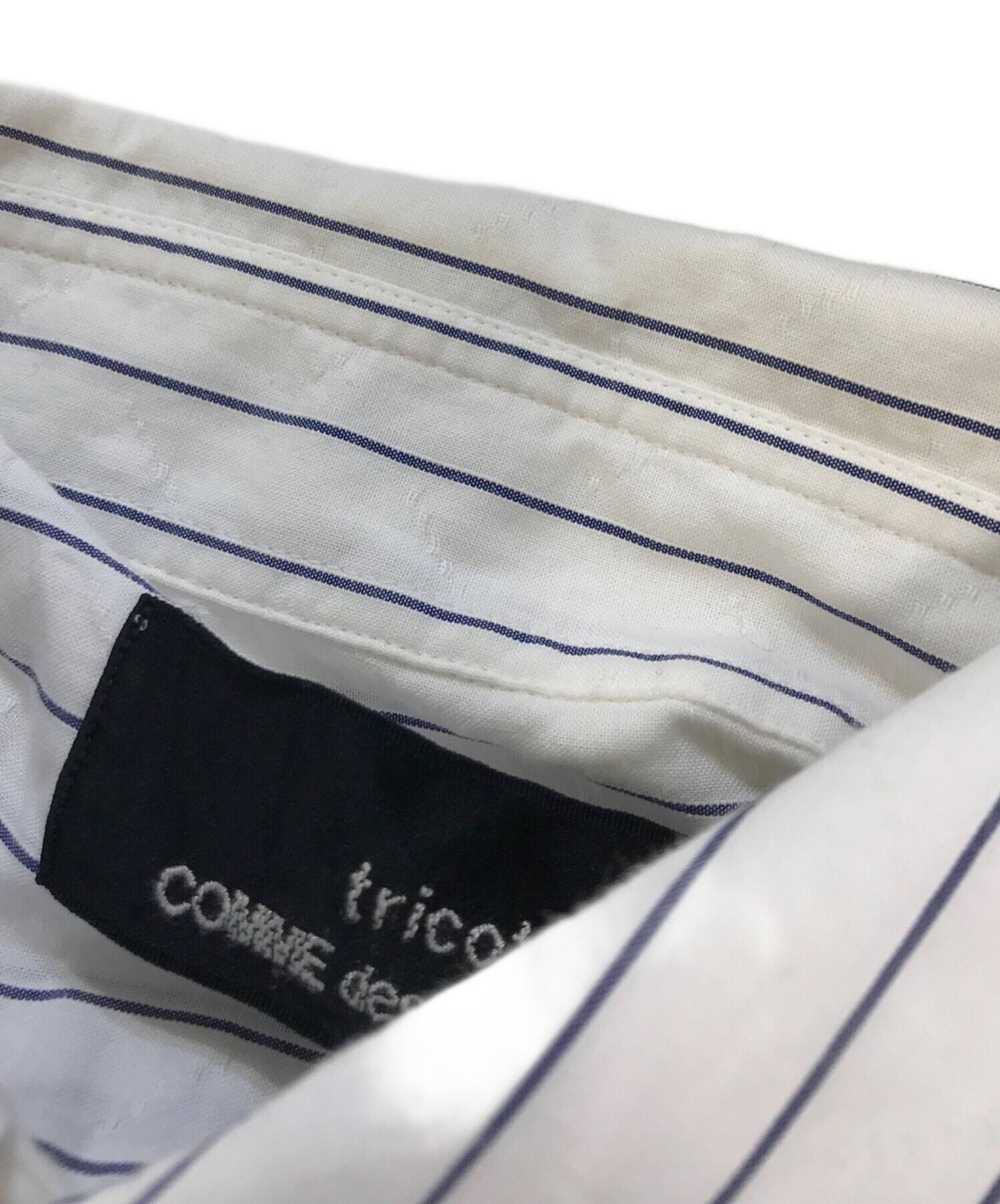 tricot COMME des GARCONS カジュアルシャツ S 白 【古着】【中古】【送料無料】 中古・古着通販】tricot COMME des GARCONS (トリココムデギャルソン
