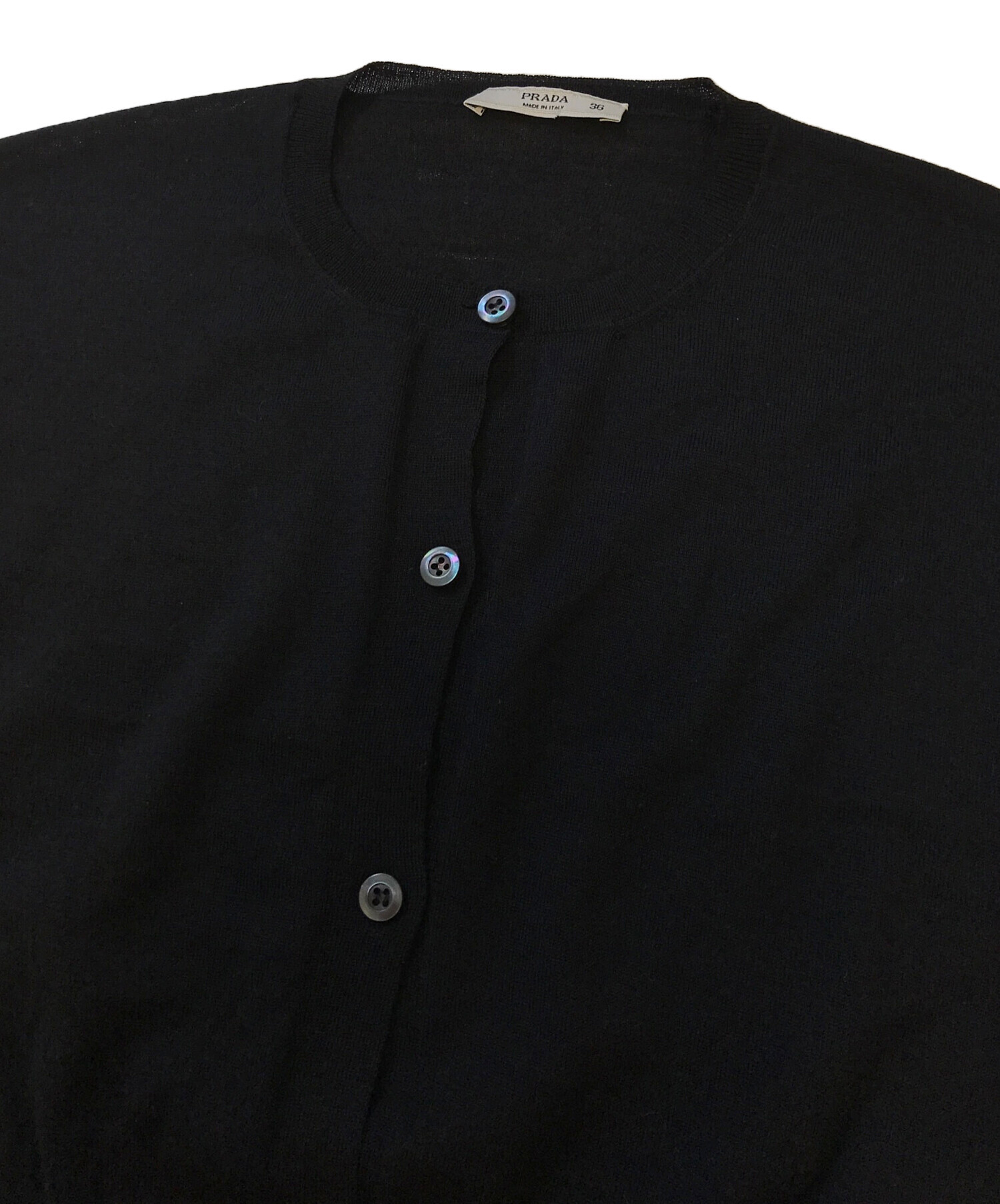 PRADA カーディガン　ネイビー Prada Silk Cardigan - Navy | Editorialist