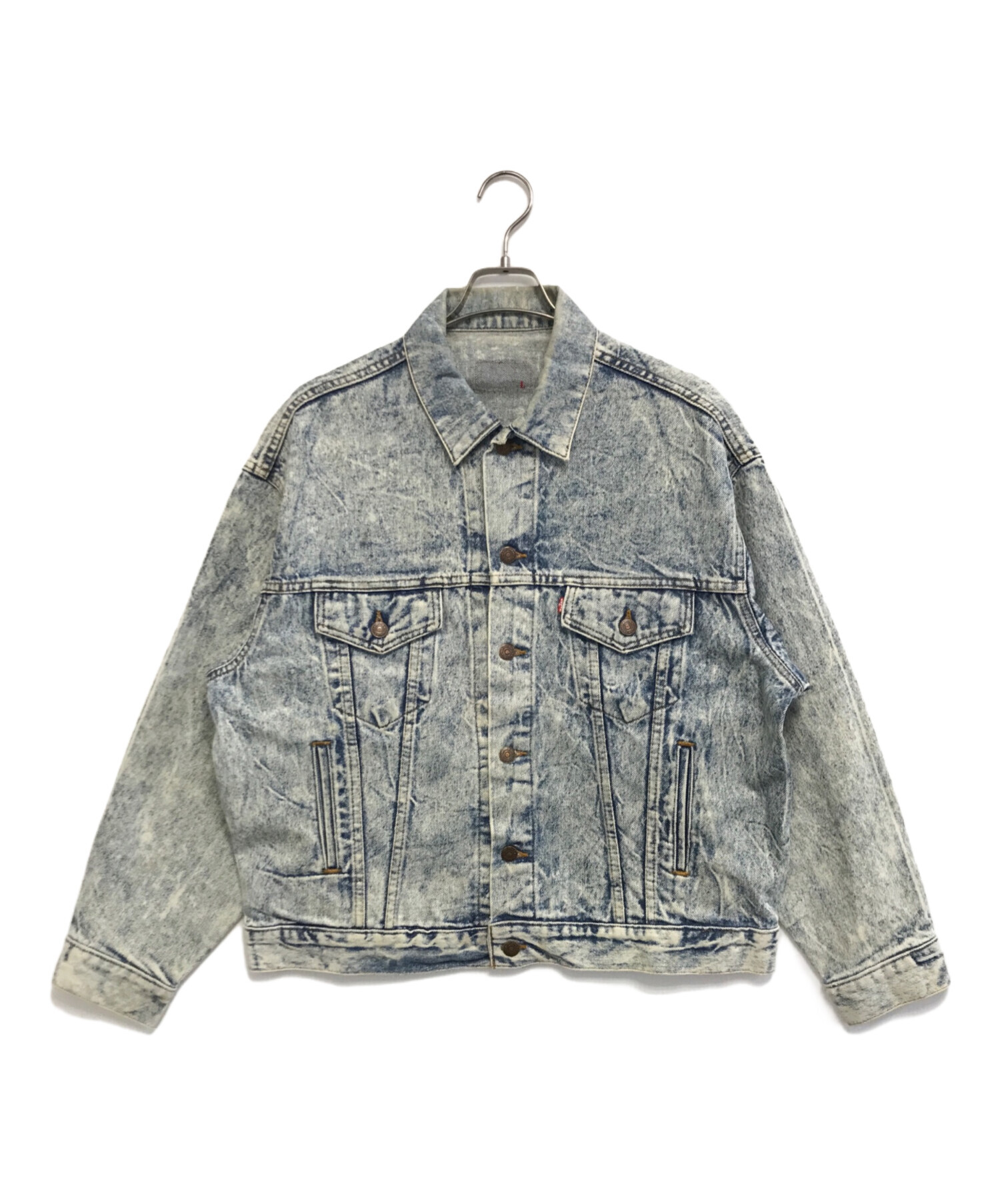 9点 vintage 古着 usa リーバイス 他 ジャケット シャツ 90s USA製 リーバイス 70609 先染めブラック デニム ボア ジャケット
