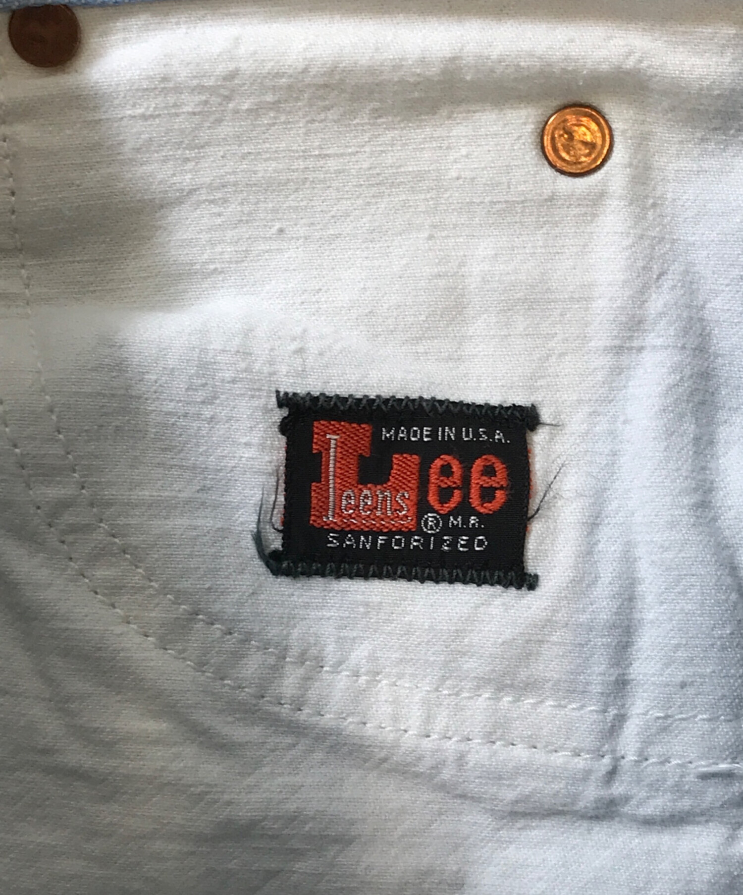 中古・古着通販】LEE (リー) デニムパンツ スカイブルー サイズ:表記