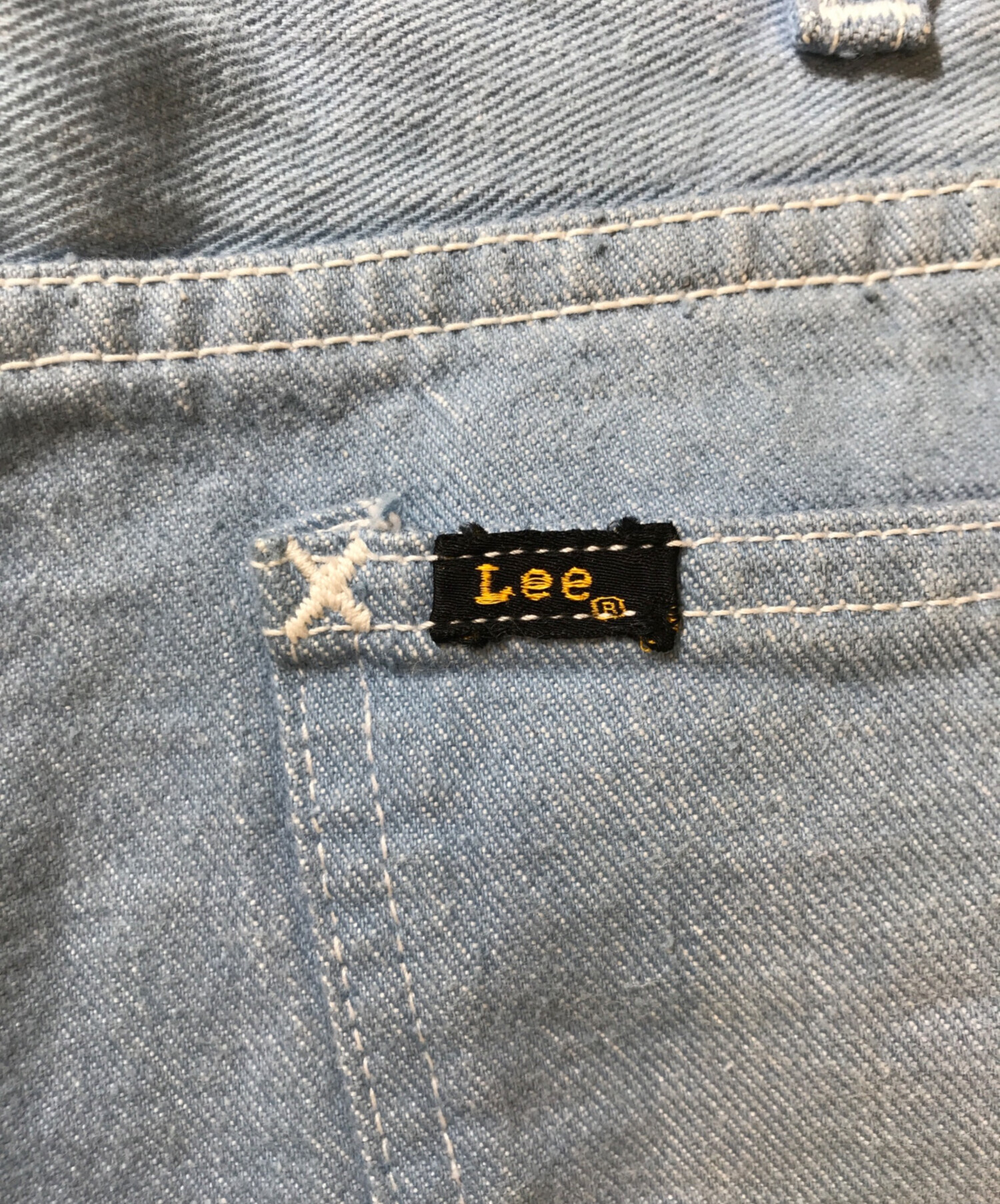 中古・古着通販】LEE (リー) デニムパンツ スカイブルー サイズ:表記