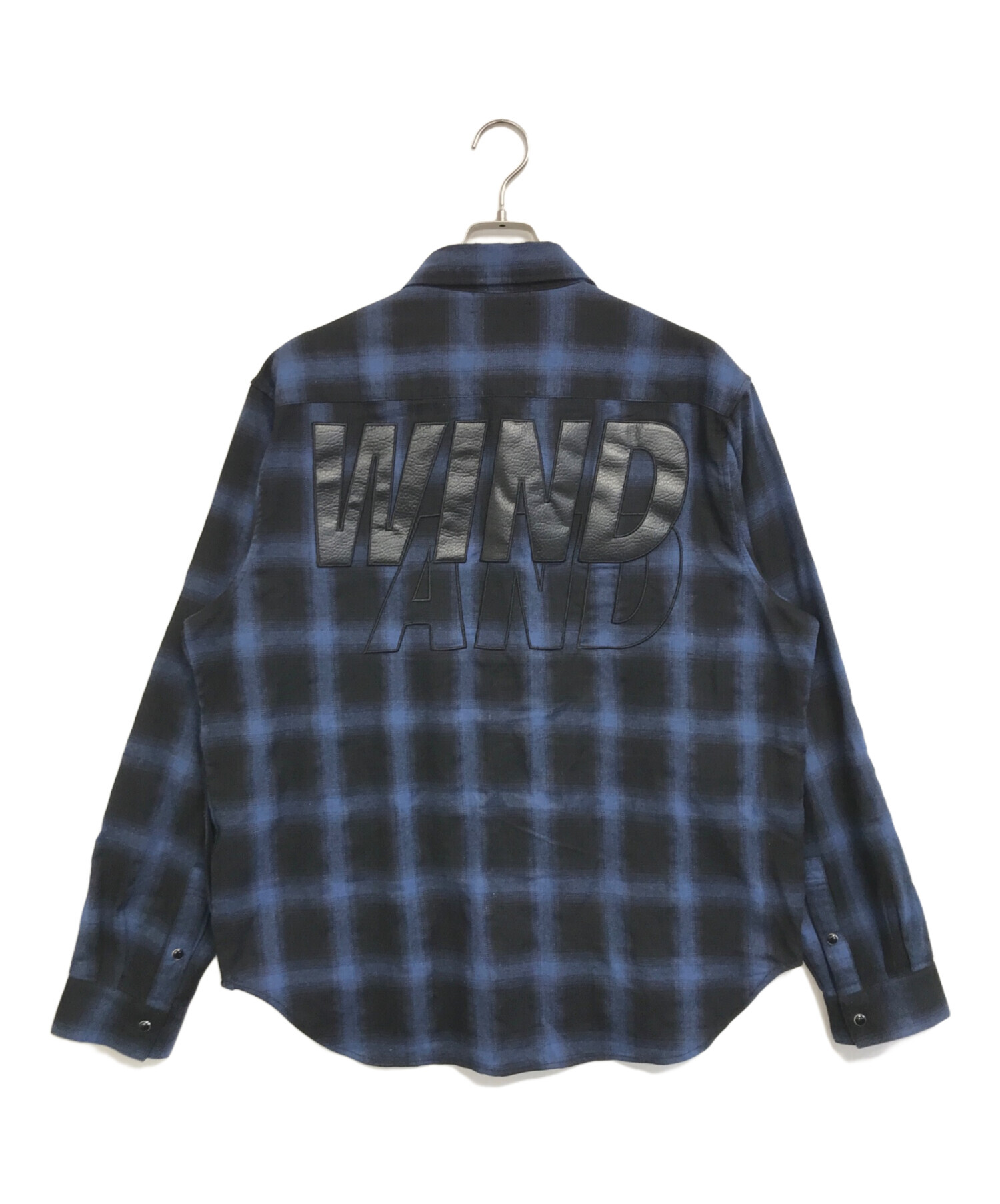 中古・古着通販】WIND AND SEA (ウィンダンシー) Ombre Plaid Nel 
