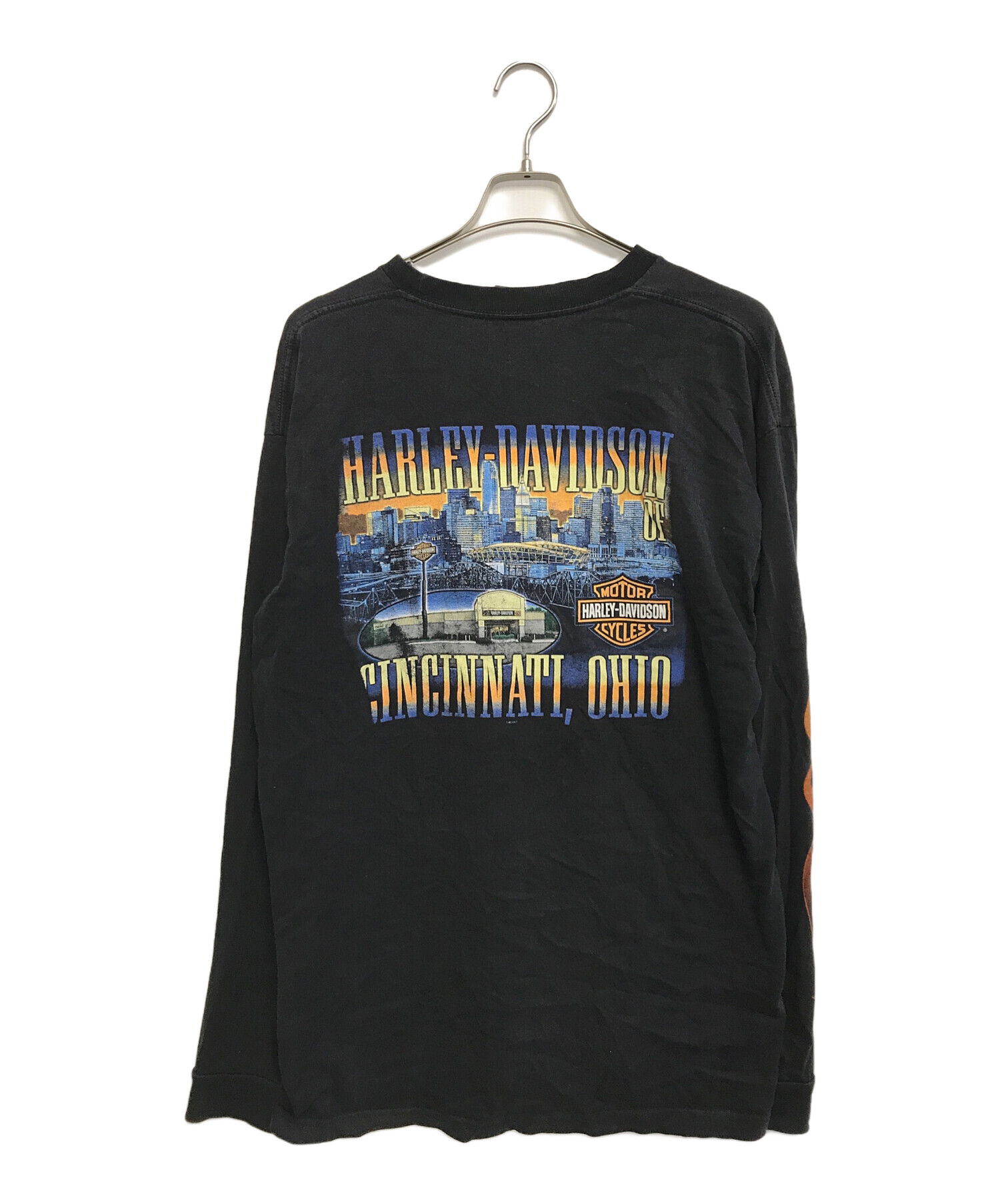中古・古着通販】モーターサイクルロングスリーブTシャツ (モーター 