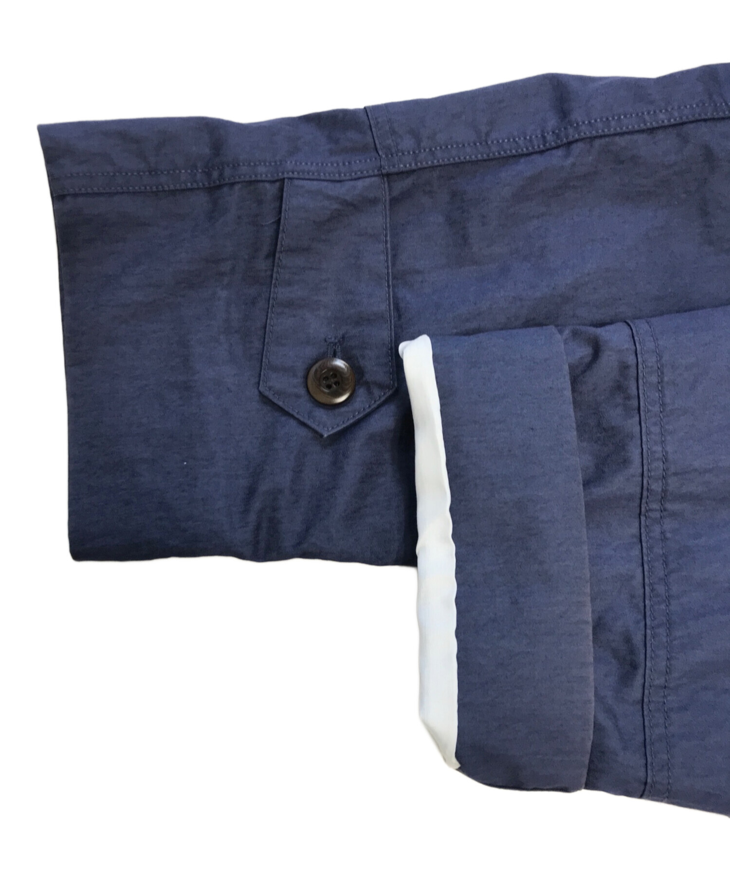 中古・古着通販】OHOTORO (オオトロ) Surface Half Trench Coat ブルー