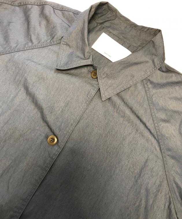 中古・古着通販】OHOTORO (オオトロ) Surface Half Trench Coat ブルー