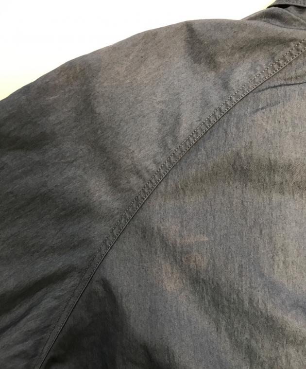 中古・古着通販】OHOTORO (オオトロ) Surface Half Trench Coat ブルー