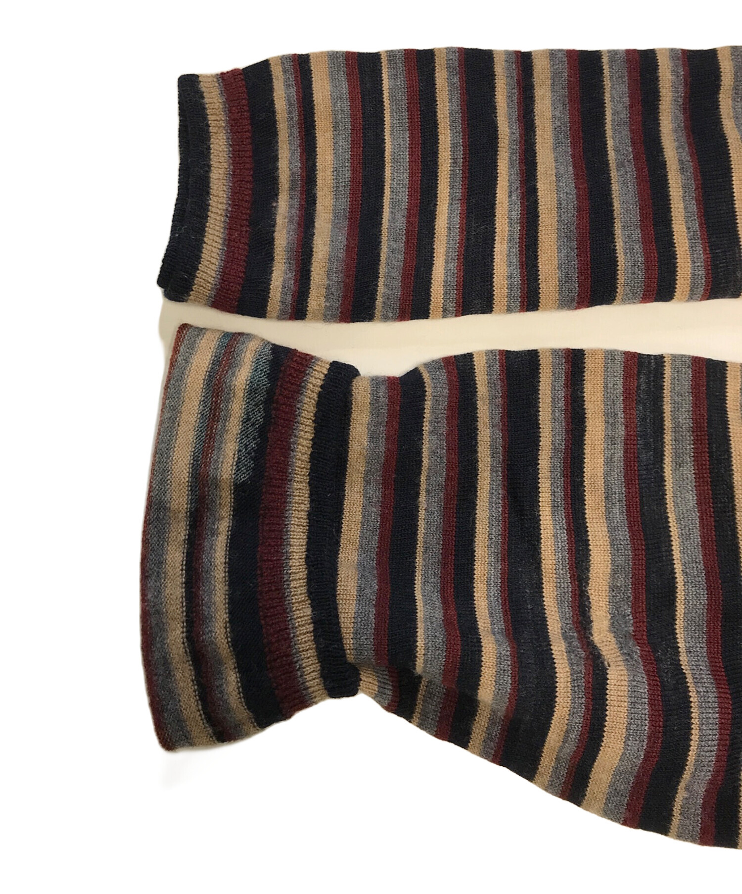 【美品】コムデギャルソンオムプリュス ボーダー 編み込み セーター 中古・古着通販】COMME des GARCONS HOMME PLUS (コムデギャルソンオム