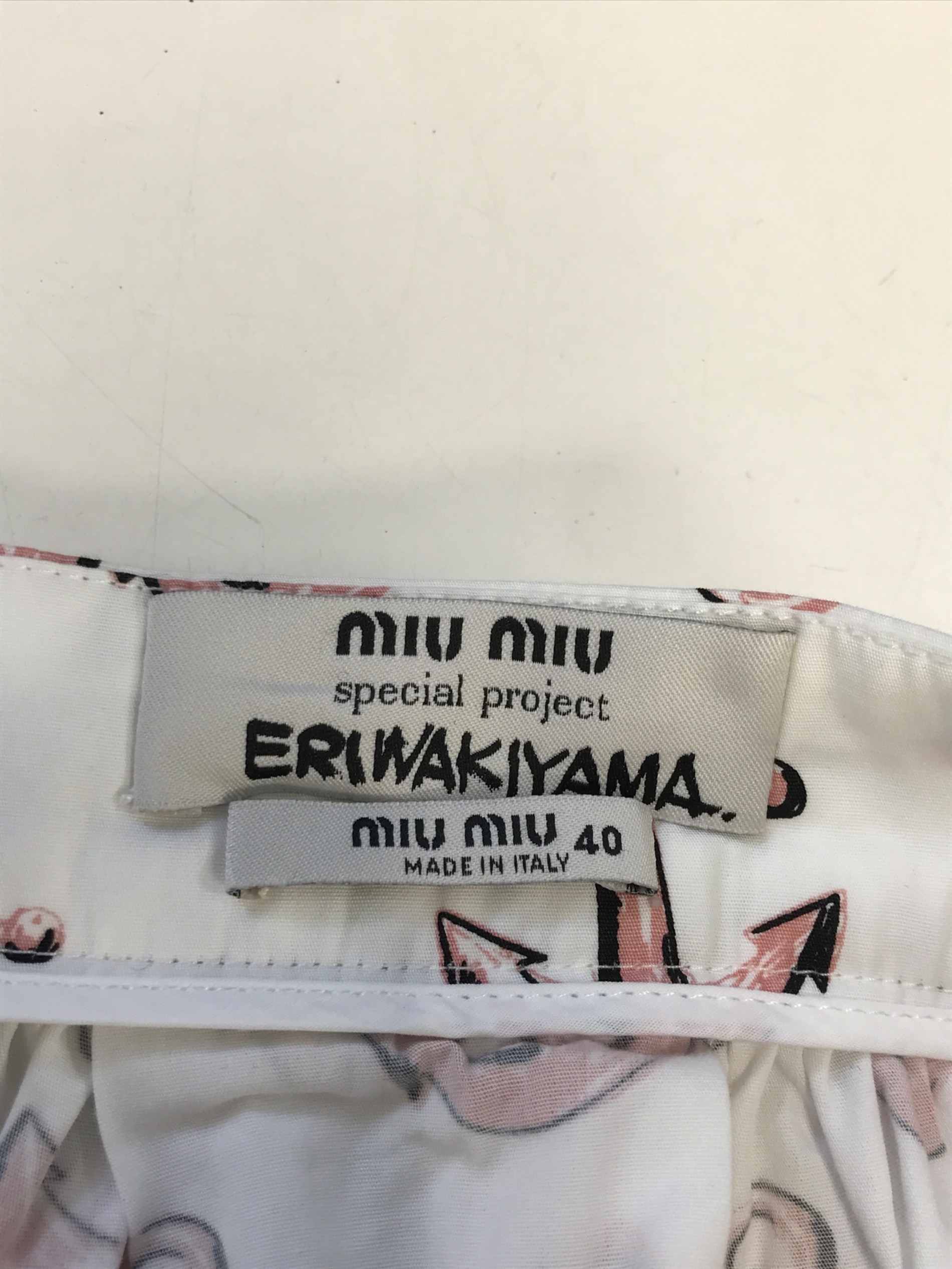 ＭＩＩＡ 完売　タグ付き 中古・古着通販】MIU MIU (ミュウミュウ) eriwakiyama (エリワキヤマ