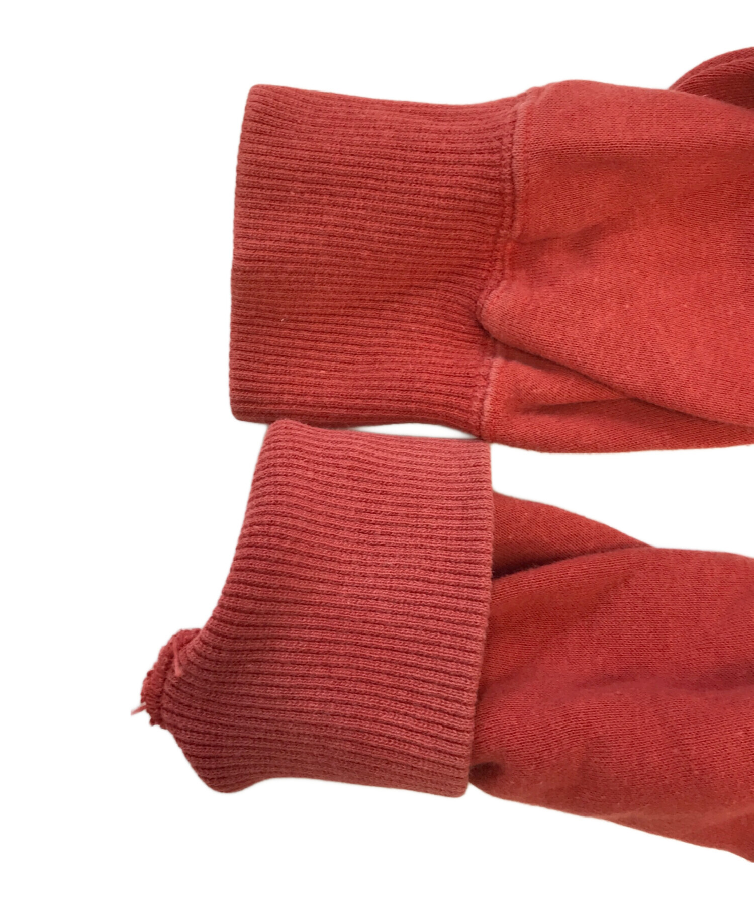 I.S. ISSEY MIYAKE / イッセイミヤケスポーツ | 80s～ ヴィンテージ ロゴワッペン スウェットカーディガン | M | レッド | レディース i.s. ISSEY MIYAKE(アイエス イッセイミヤケ) 80's CHISATO TSUMORI