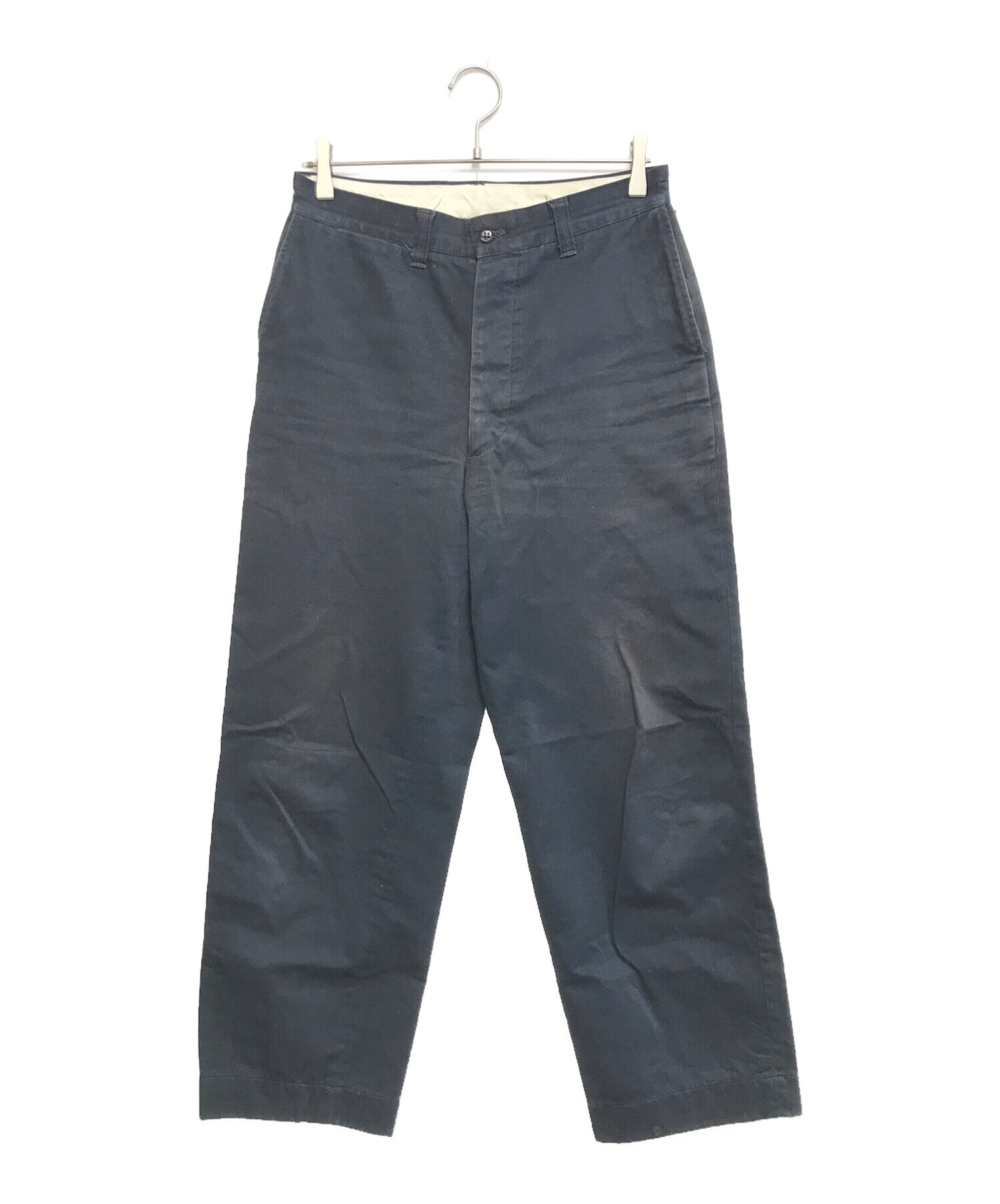 中古・古着通販】ATLAST & CO (アットラスト) ワークパンツ ネイビー