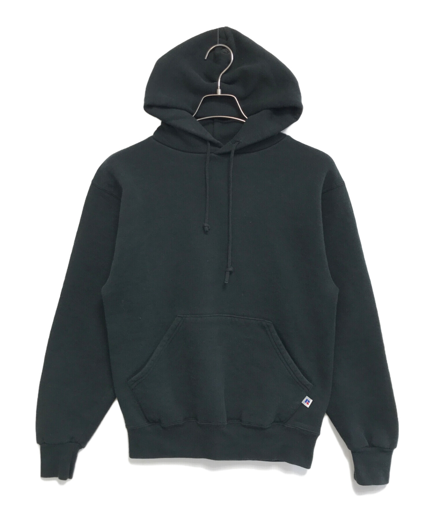Y*s様 ラッセルアスレチック ジップ パーカー 古着 00s XL 黒 00年代 RUSSELL ATHLETIC ラッセル フルジップパーカー ブランク