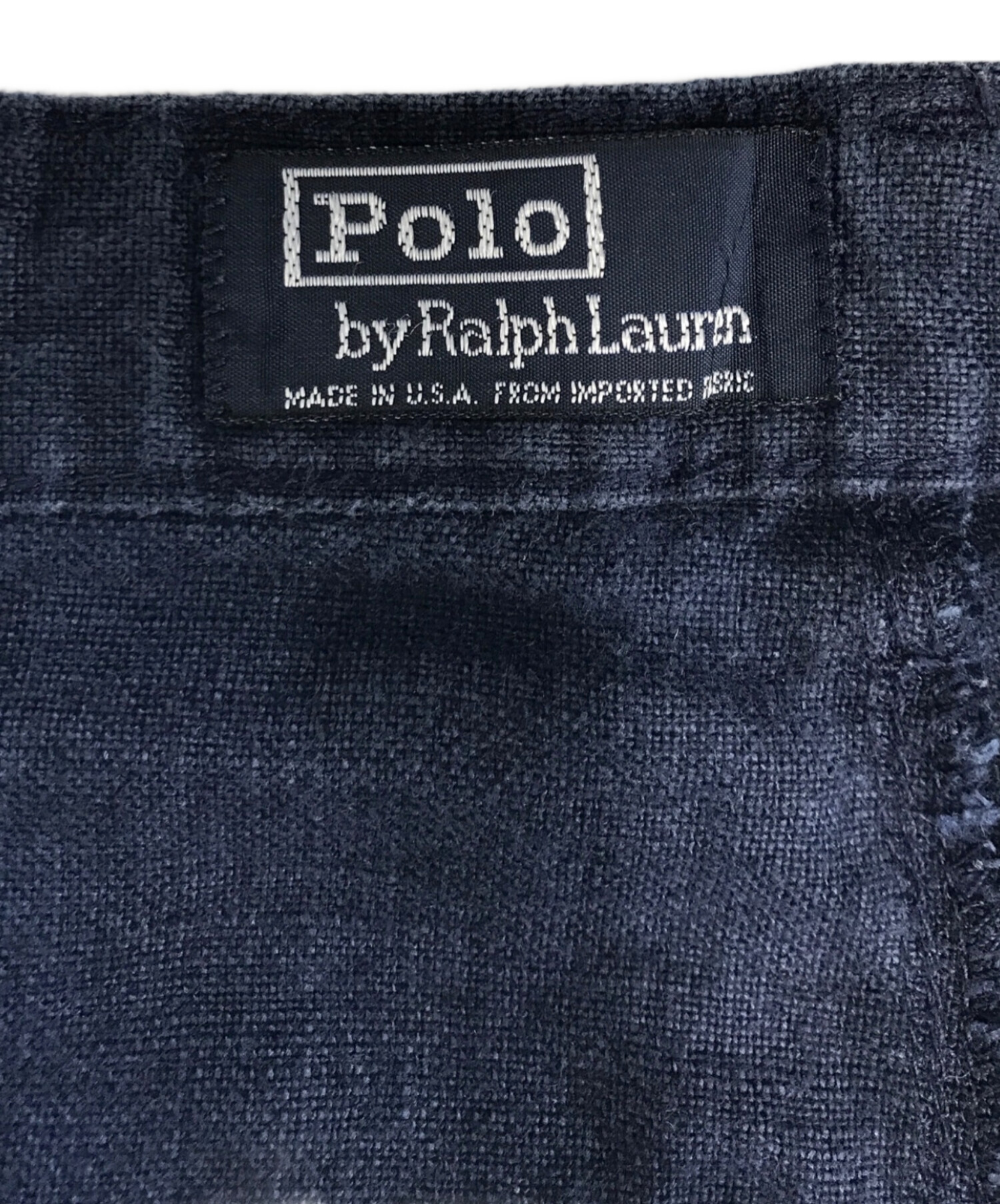 90s Polo by Ralph Lauren リネンパンツ 36 ネイビー 中古・古着通販】POLO RALPH LAUREN (ポロ・ラルフローレン) リネン