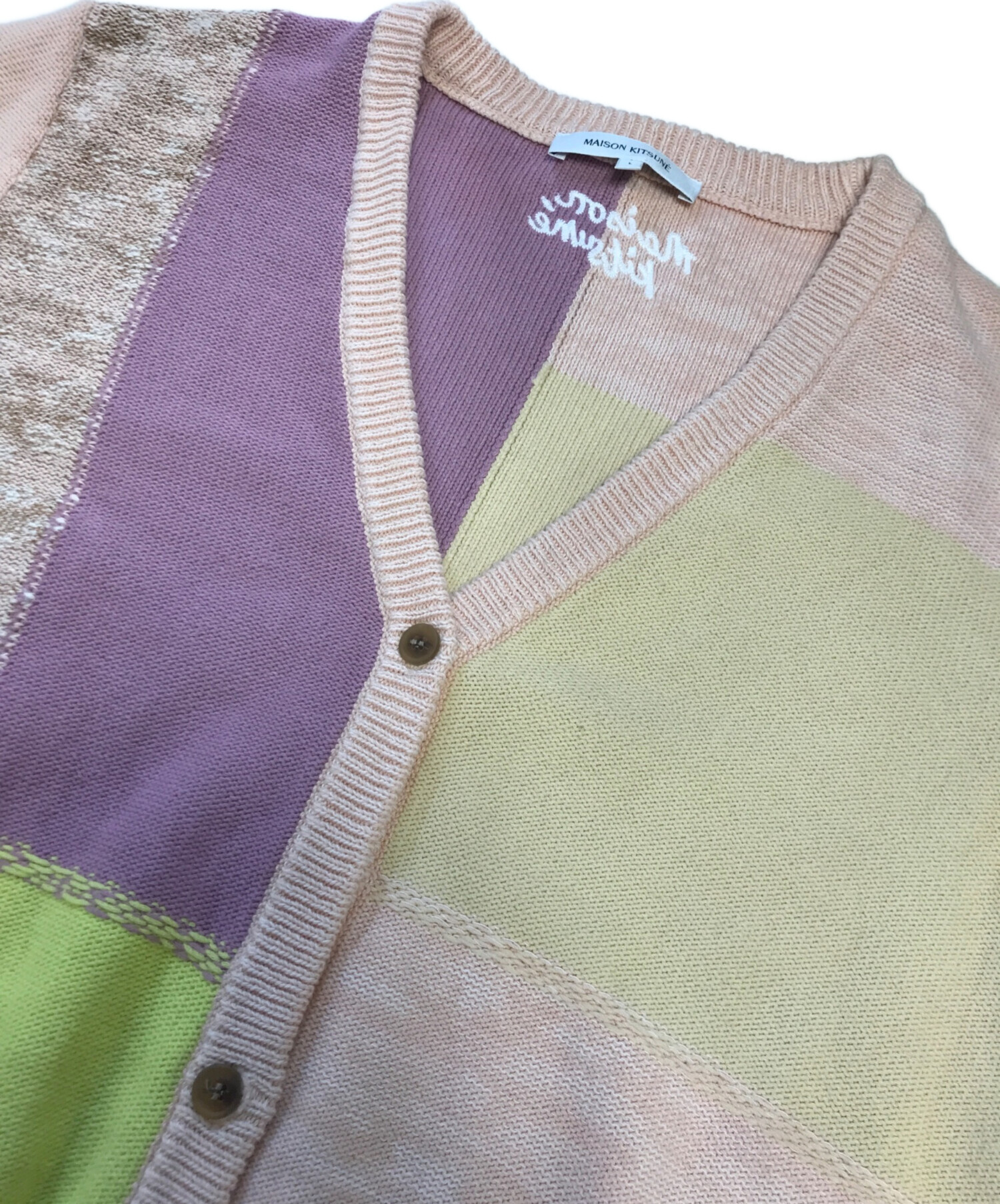 中古・古着通販】maison kitsune (メゾンキツネ) ニットカーディガン