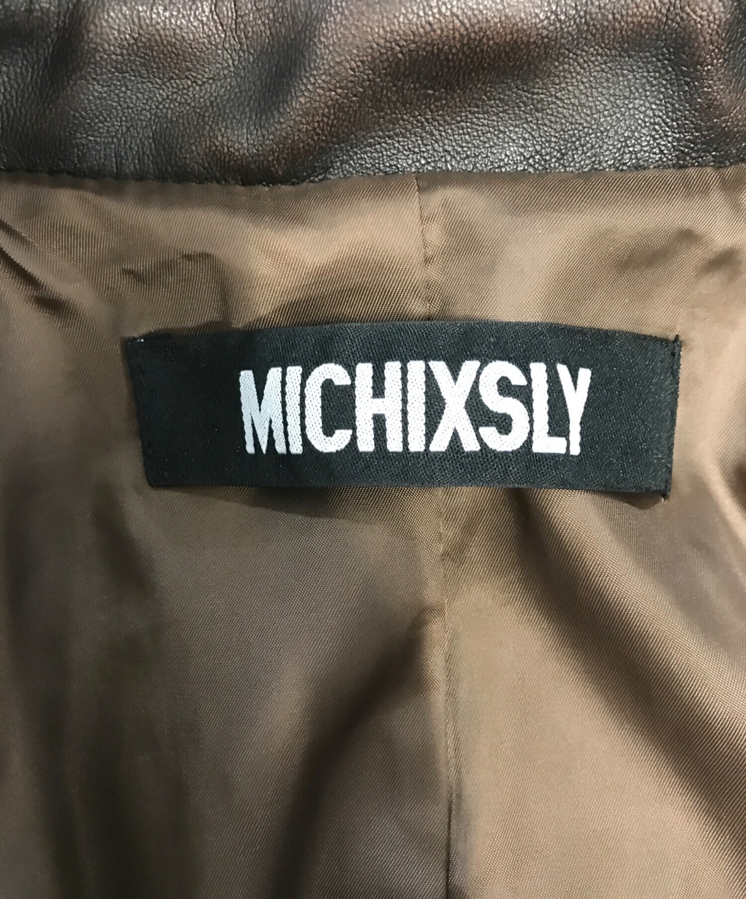 MICHIXSLY レザージャケット☆お値引き品‼️☆☆ 中古・古着通販】MICHIXSLY (ミチカケルスライ) フェイクレザー