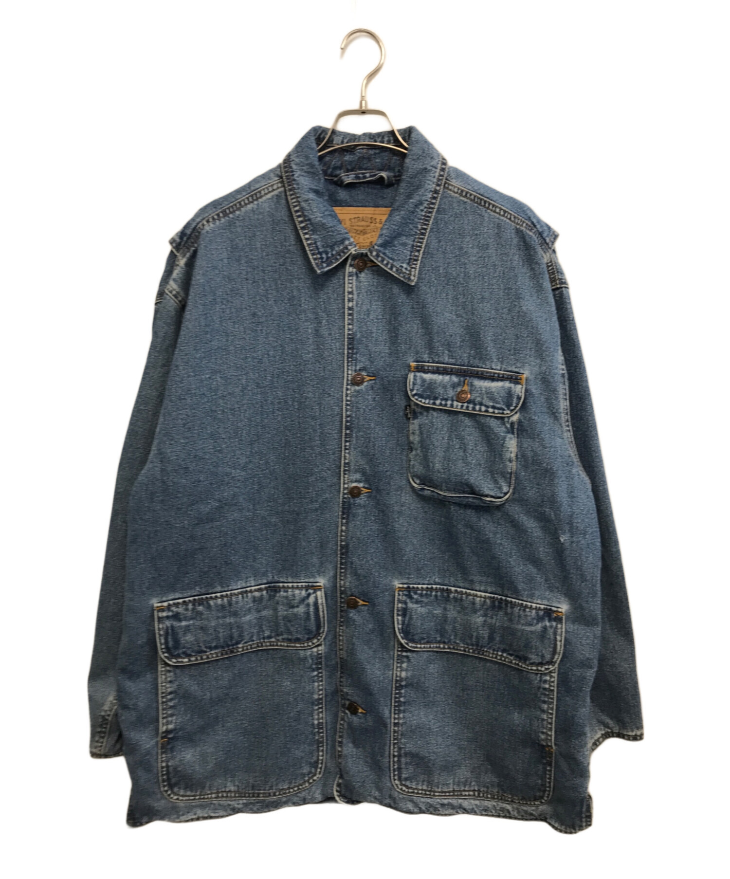 中古・古着通販】LEVI'S (リーバイス) デニムカバーオール インディゴ
